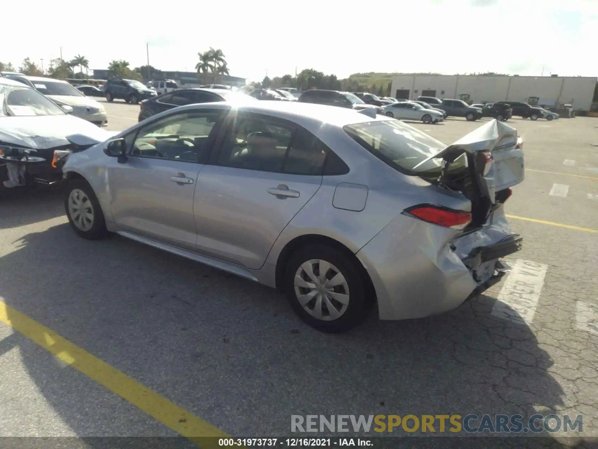 3 Photograph of a damaged car JTDDPRAE1LJ065904 TOYOTA COROLLA 2020