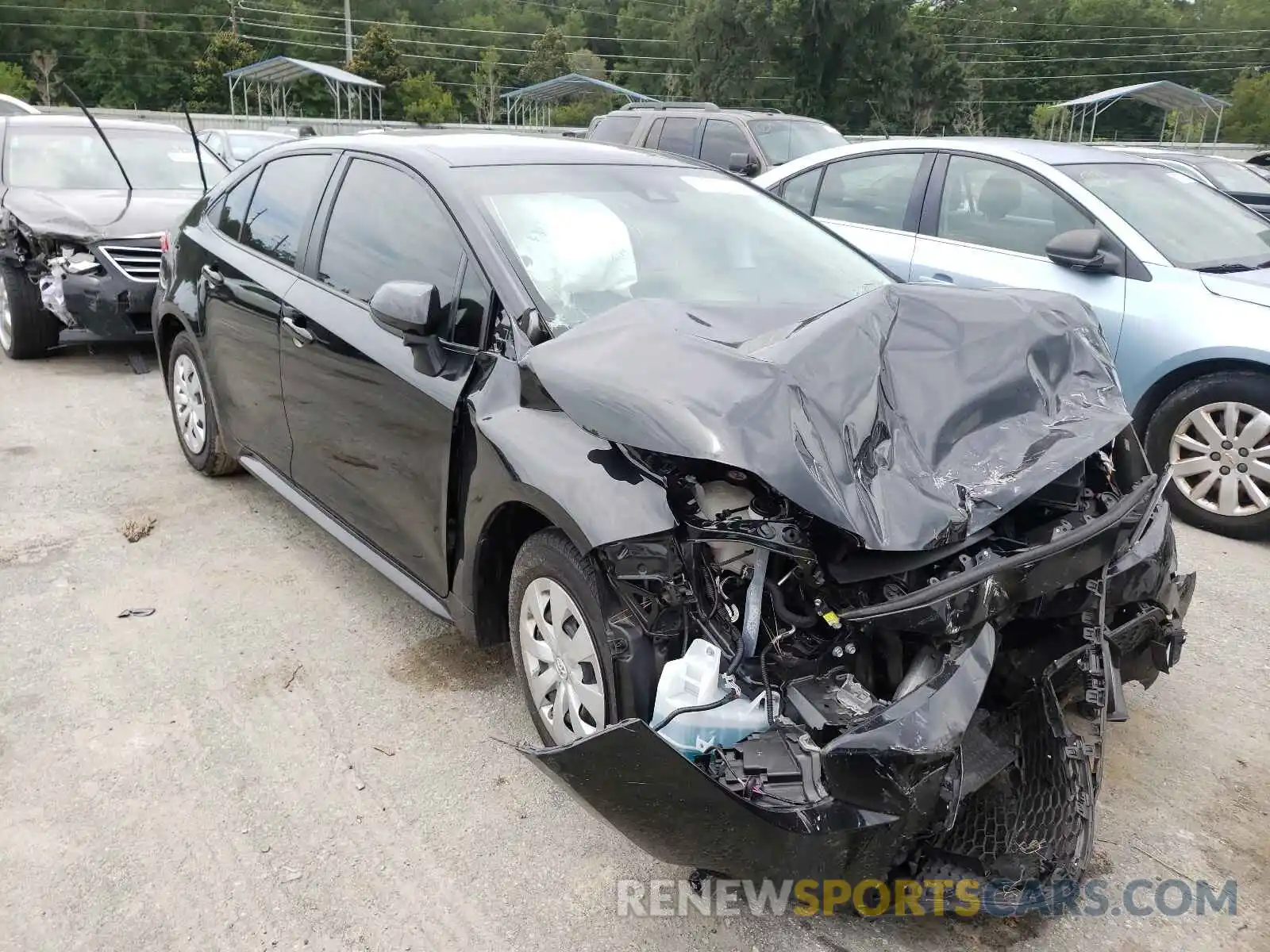 1 Photograph of a damaged car JTDDPRAE1LJ081780 TOYOTA COROLLA 2020