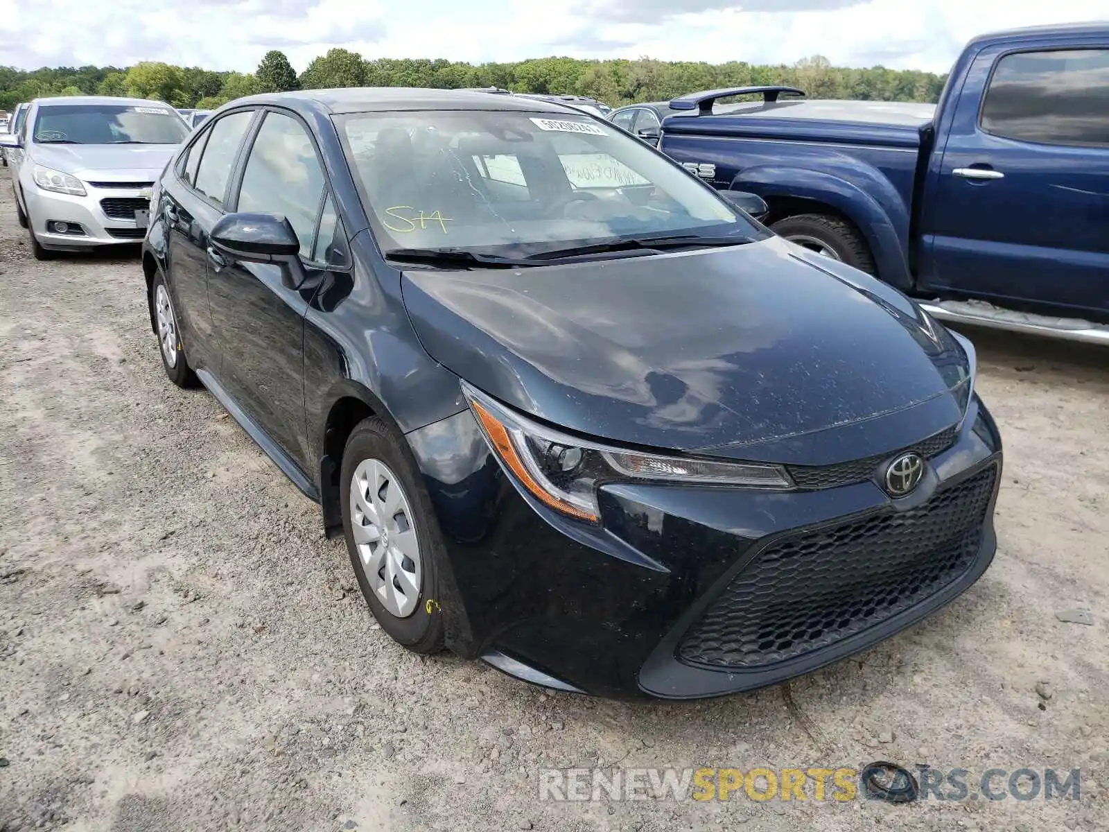 1 Photograph of a damaged car JTDDPRAE1LJ106242 TOYOTA COROLLA 2020