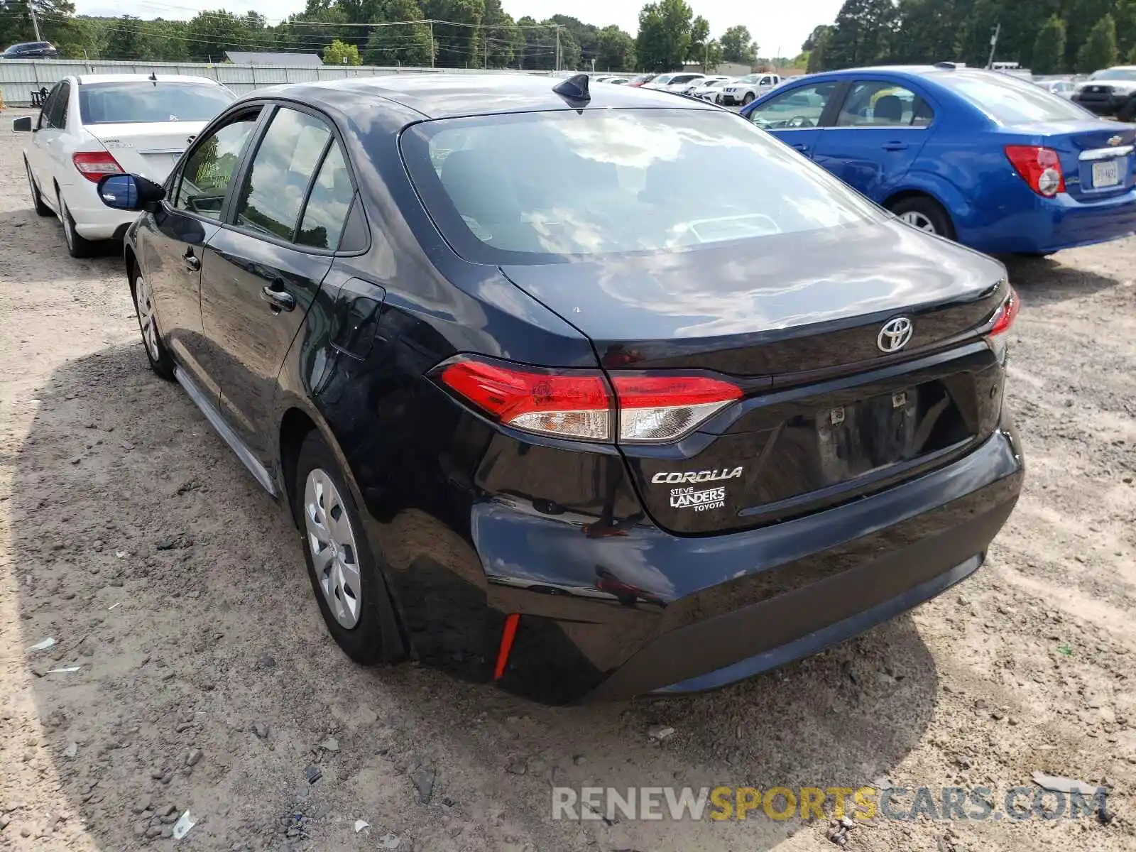 3 Photograph of a damaged car JTDDPRAE1LJ106242 TOYOTA COROLLA 2020