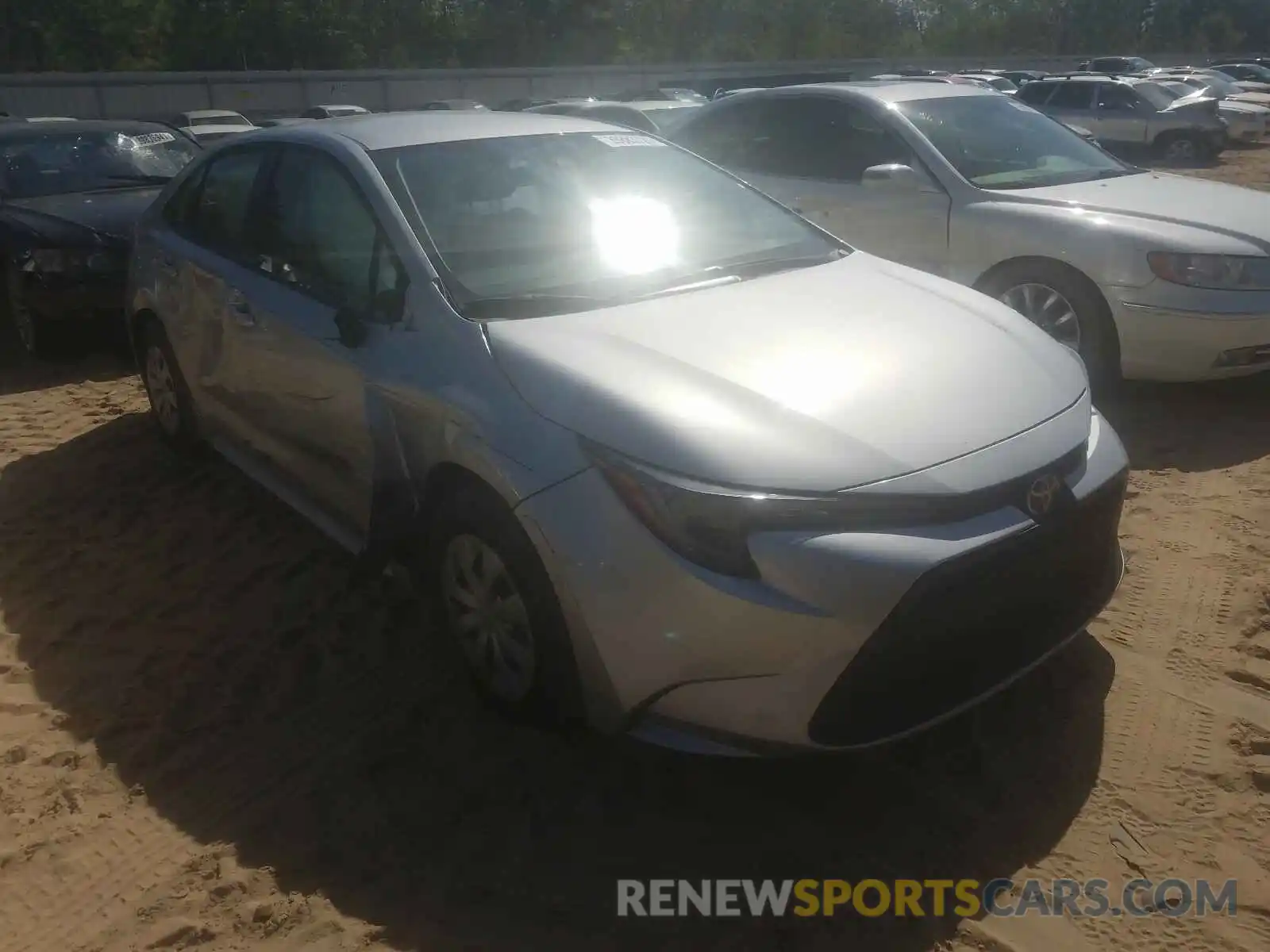 1 Photograph of a damaged car JTDDPRAE2LJ002181 TOYOTA COROLLA 2020