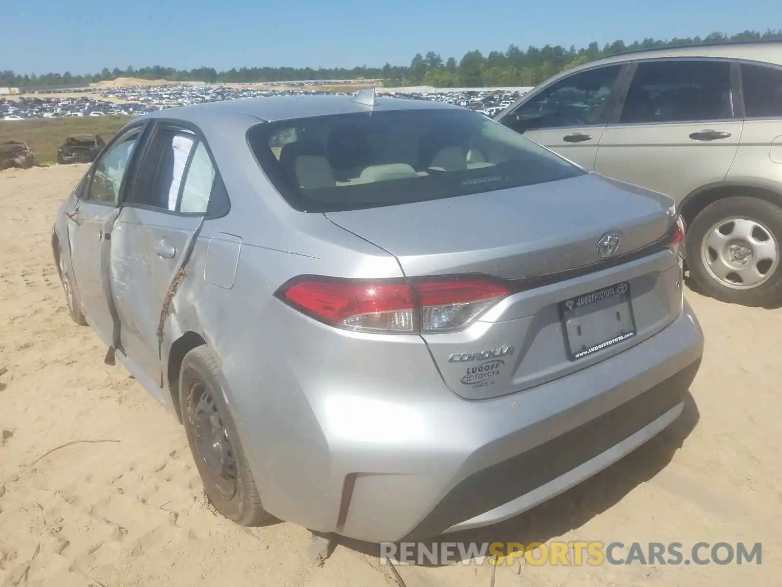 3 Photograph of a damaged car JTDDPRAE2LJ002181 TOYOTA COROLLA 2020