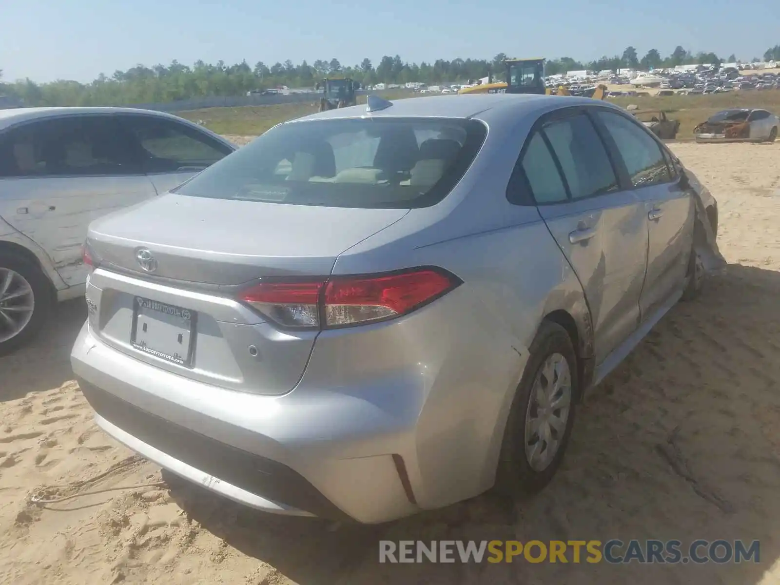 4 Photograph of a damaged car JTDDPRAE2LJ002181 TOYOTA COROLLA 2020