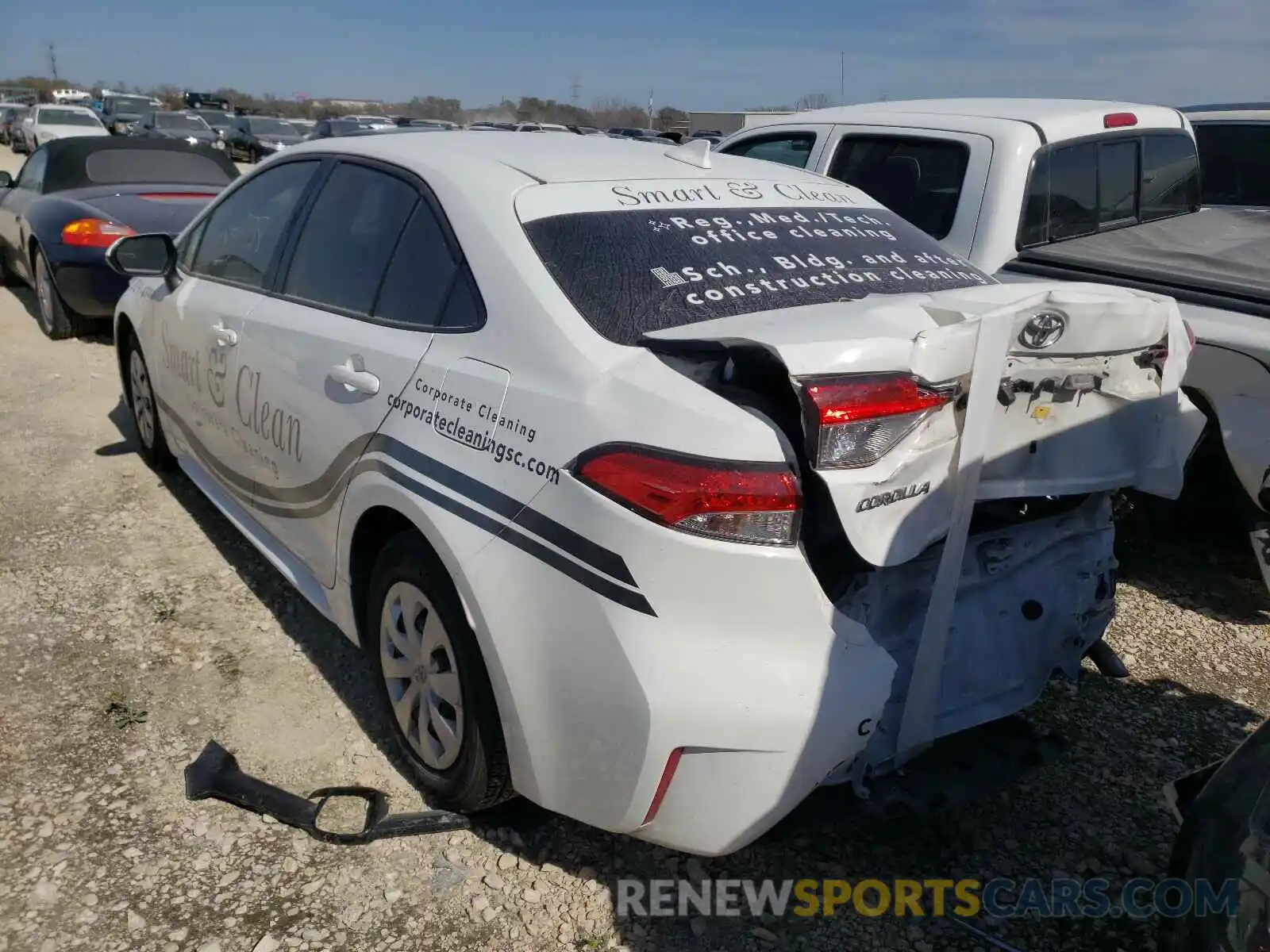 3 Photograph of a damaged car JTDDPRAE2LJ006618 TOYOTA COROLLA 2020