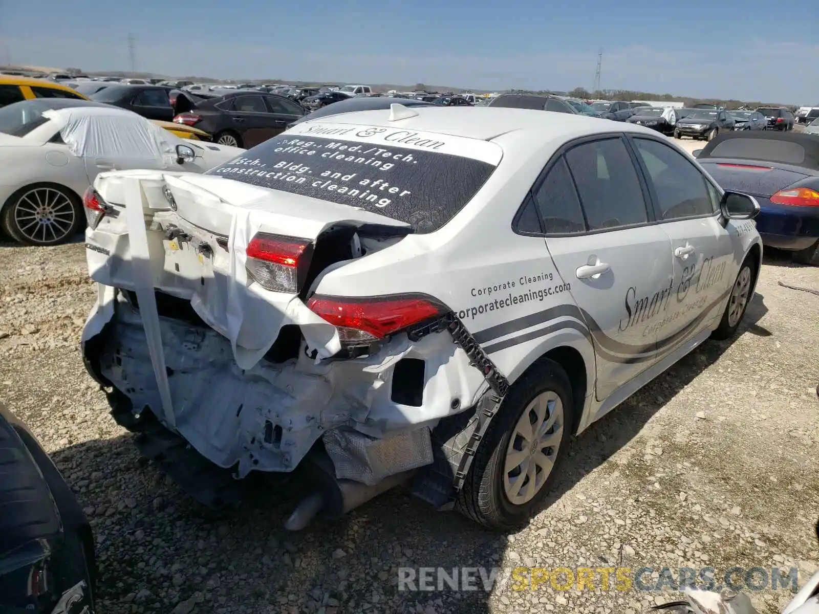 4 Photograph of a damaged car JTDDPRAE2LJ006618 TOYOTA COROLLA 2020