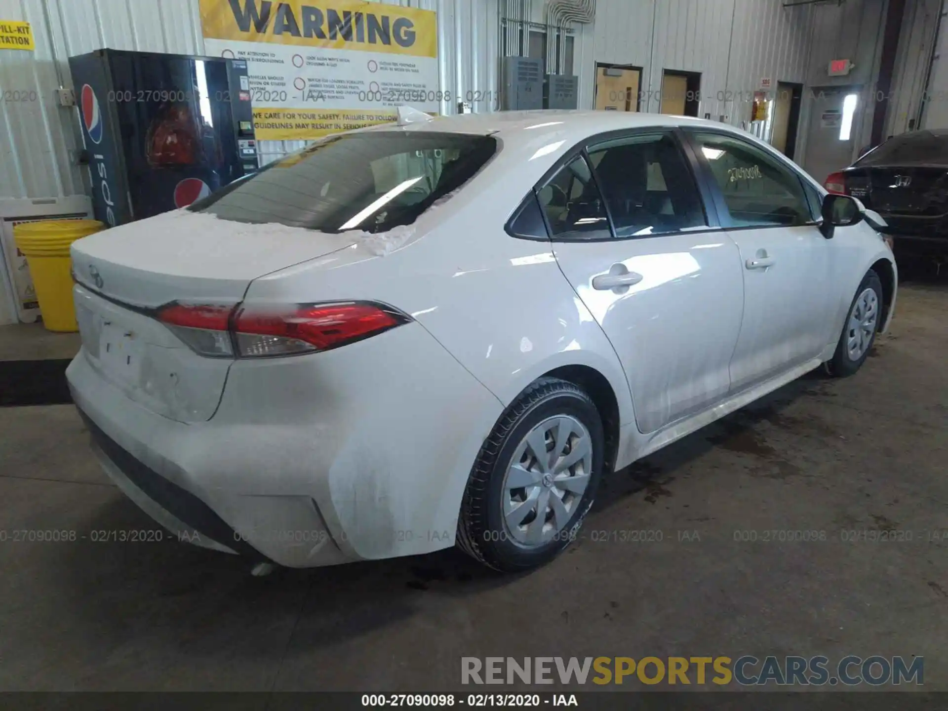 4 Photograph of a damaged car JTDDPRAE2LJ010037 TOYOTA COROLLA 2020