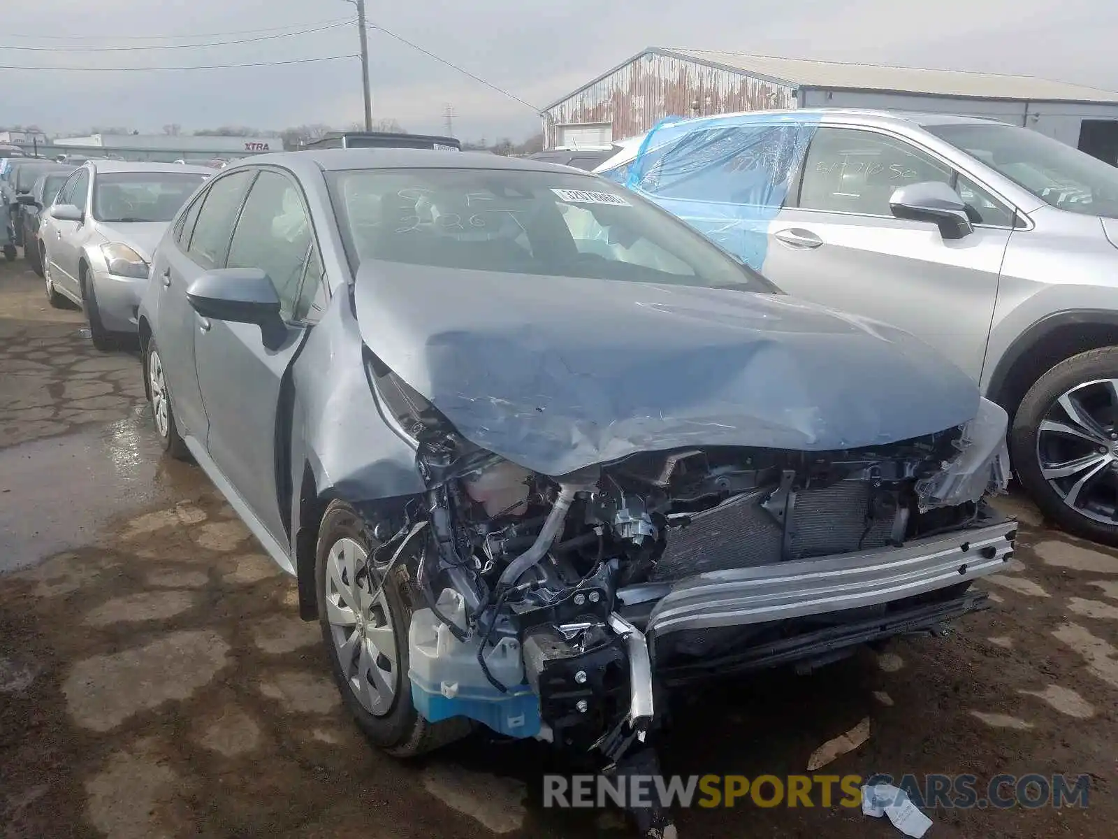 1 Photograph of a damaged car JTDDPRAE2LJ010748 TOYOTA COROLLA 2020