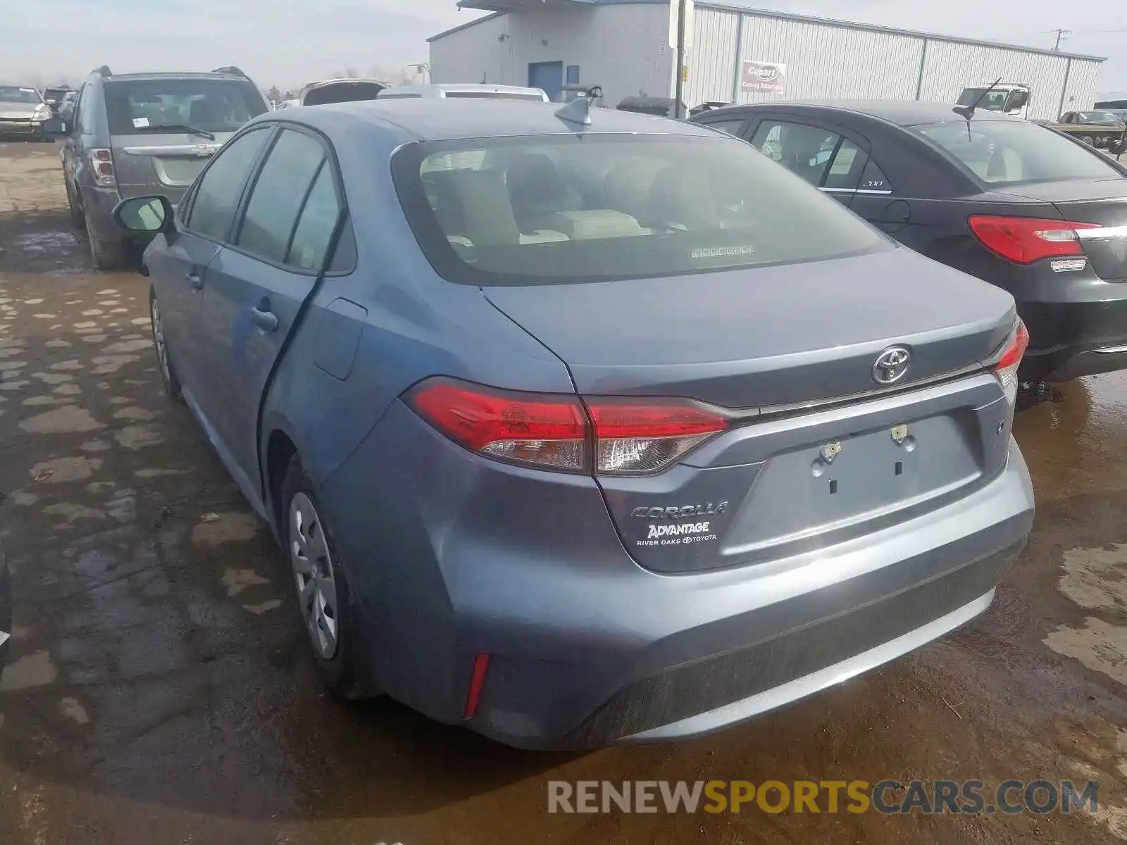 3 Photograph of a damaged car JTDDPRAE2LJ010748 TOYOTA COROLLA 2020