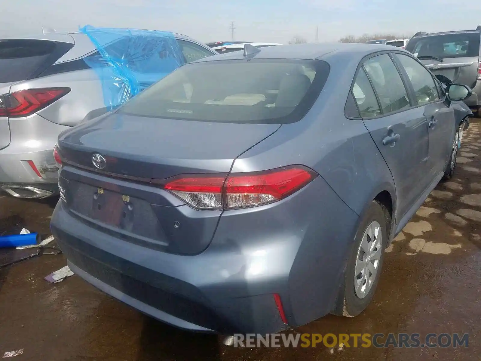 4 Photograph of a damaged car JTDDPRAE2LJ010748 TOYOTA COROLLA 2020