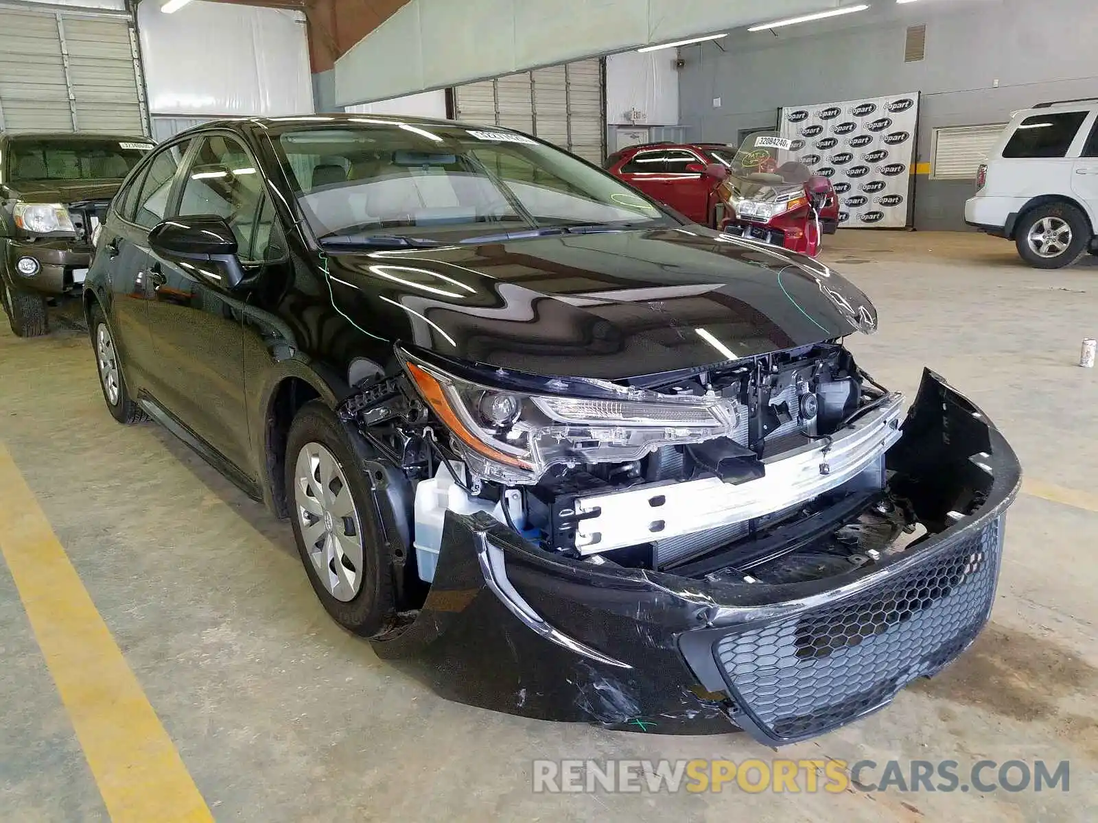 1 Photograph of a damaged car JTDDPRAE2LJ013553 TOYOTA COROLLA 2020