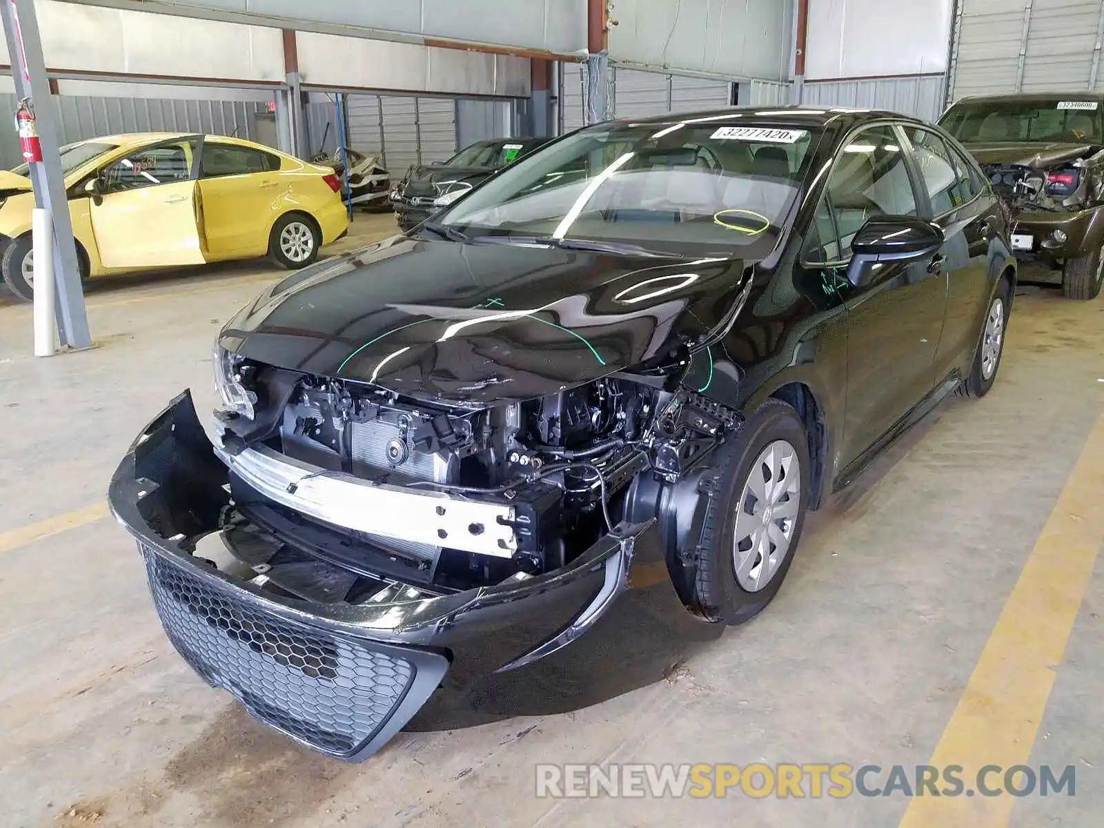 2 Photograph of a damaged car JTDDPRAE2LJ013553 TOYOTA COROLLA 2020