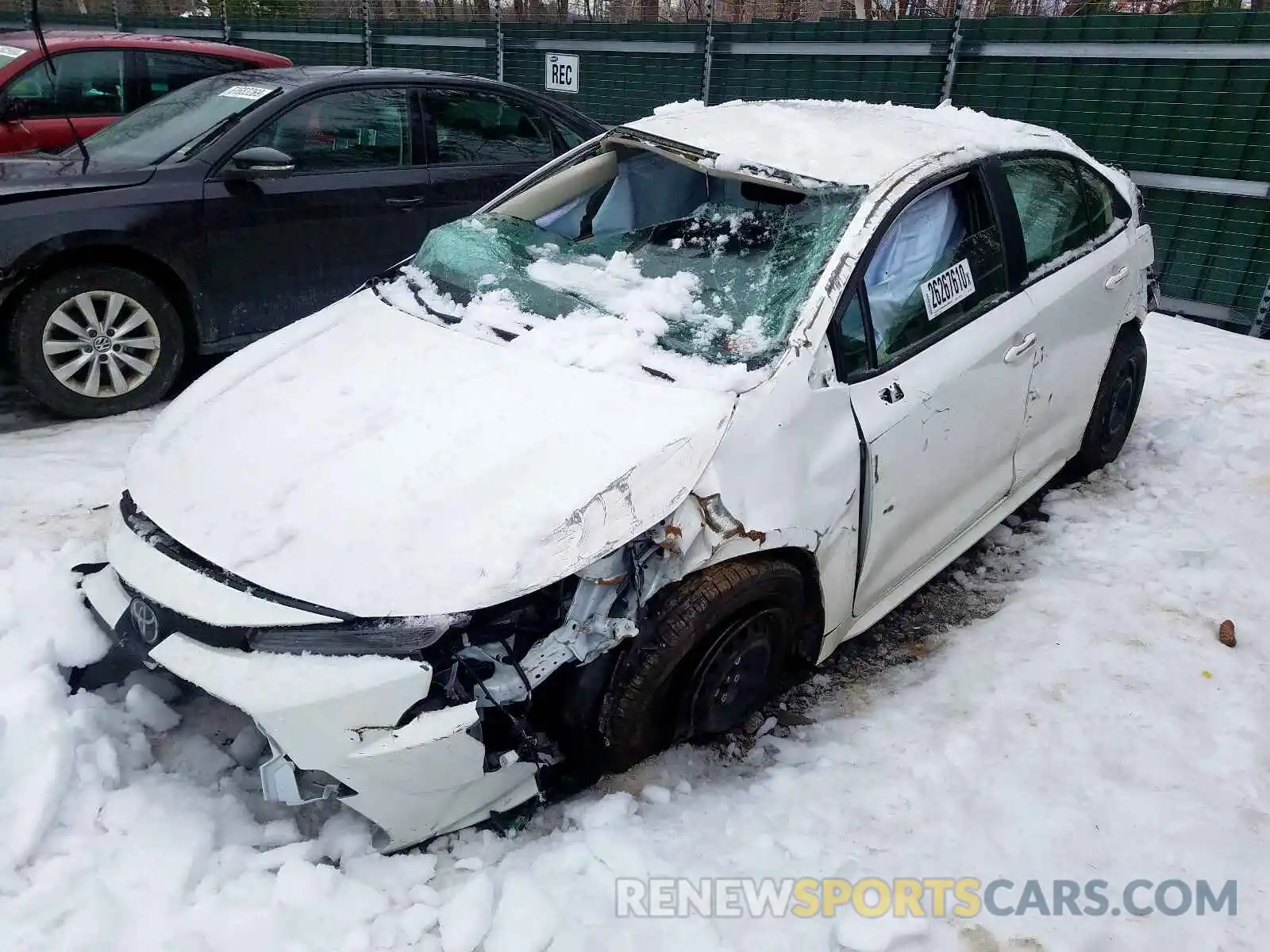 2 Photograph of a damaged car JTDDPRAE2LJ014380 TOYOTA COROLLA 2020