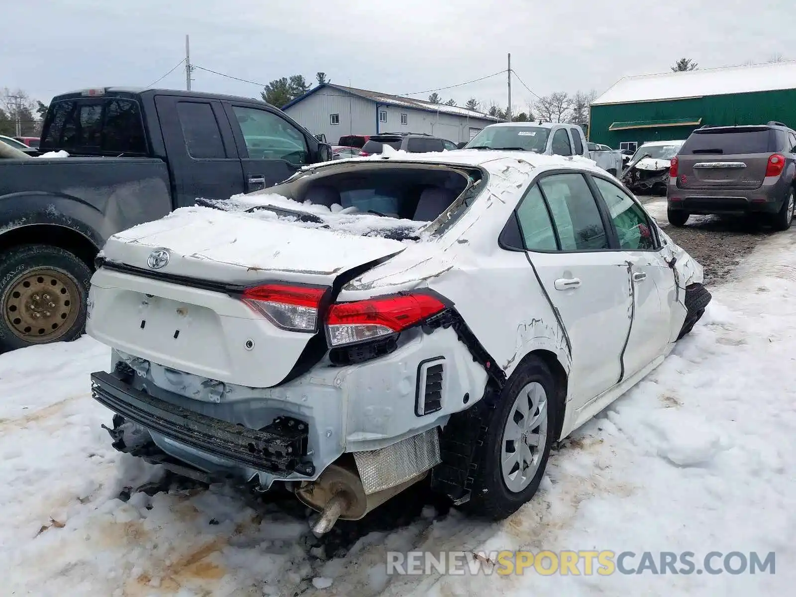 4 Photograph of a damaged car JTDDPRAE2LJ014380 TOYOTA COROLLA 2020