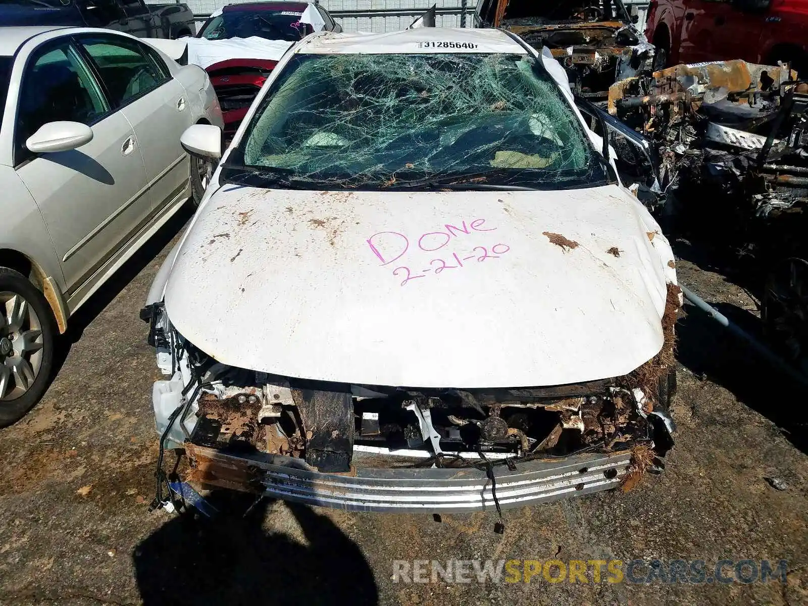 9 Photograph of a damaged car JTDDPRAE2LJ028652 TOYOTA COROLLA 2020