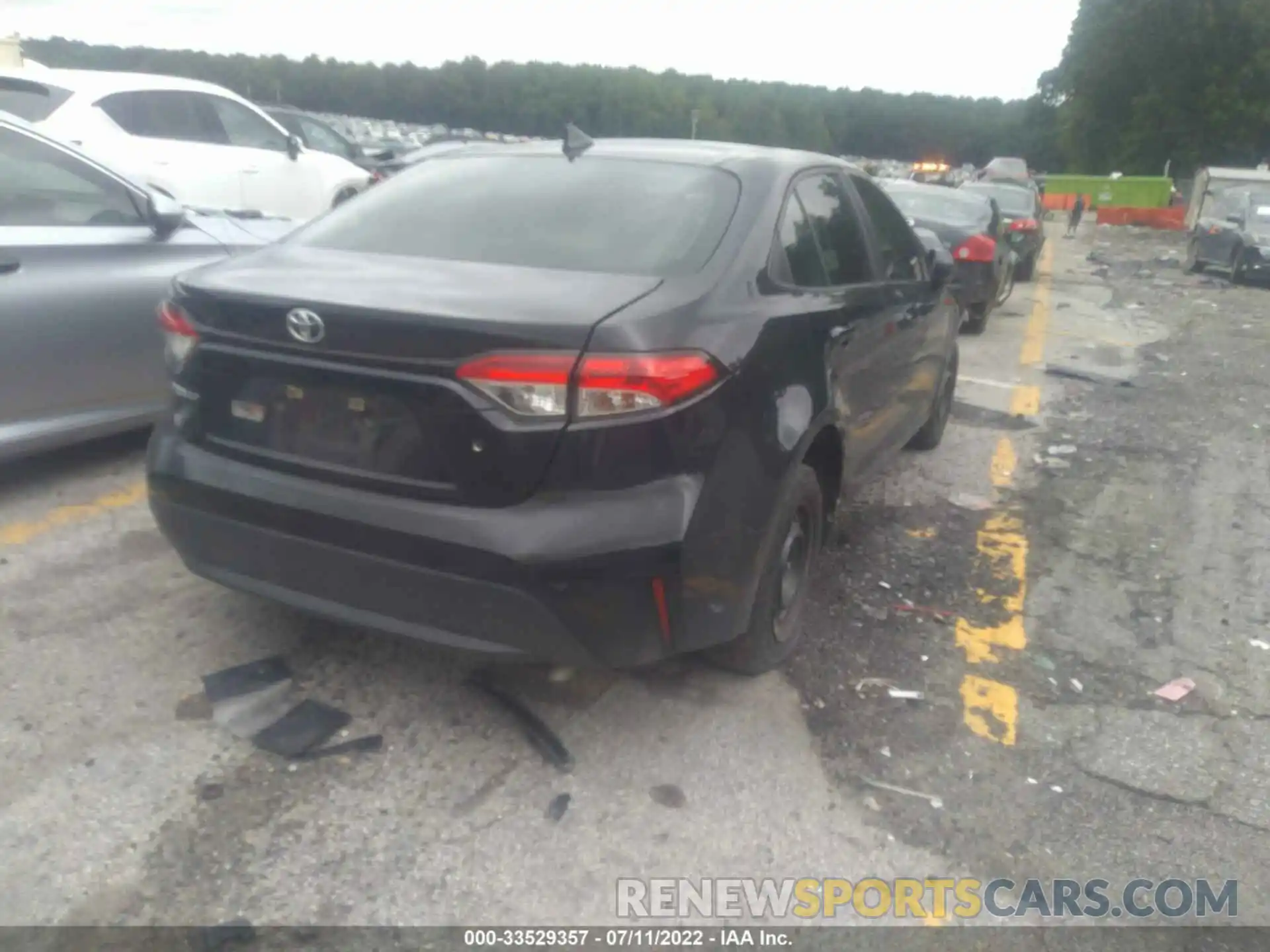 4 Photograph of a damaged car JTDDPRAE2LJ031423 TOYOTA COROLLA 2020