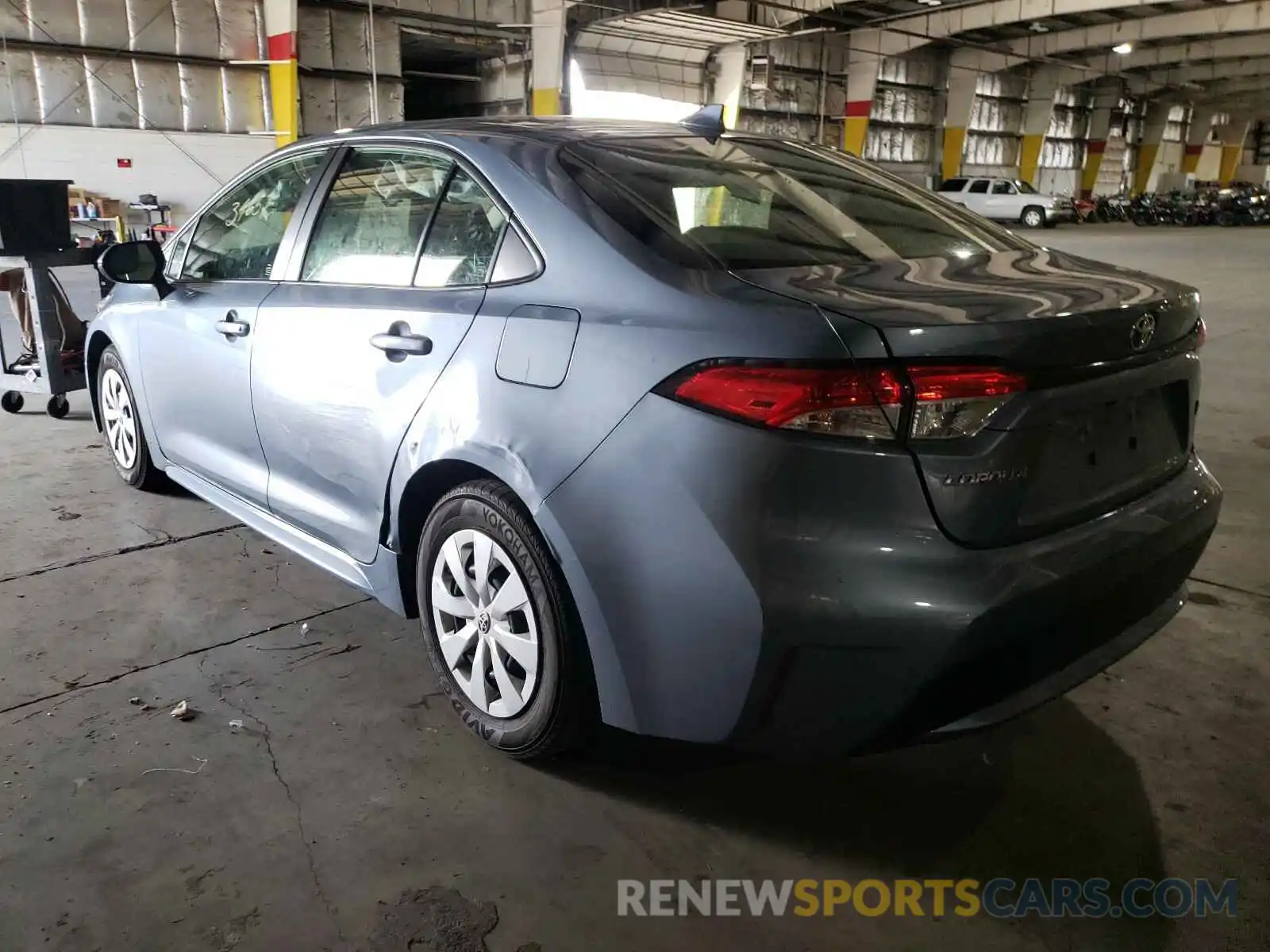 3 Photograph of a damaged car JTDDPRAE2LJ043829 TOYOTA COROLLA 2020