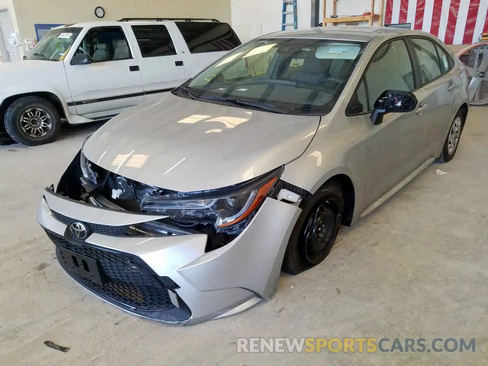 2 Photograph of a damaged car JTDDPRAE2LJ072117 TOYOTA COROLLA 2020