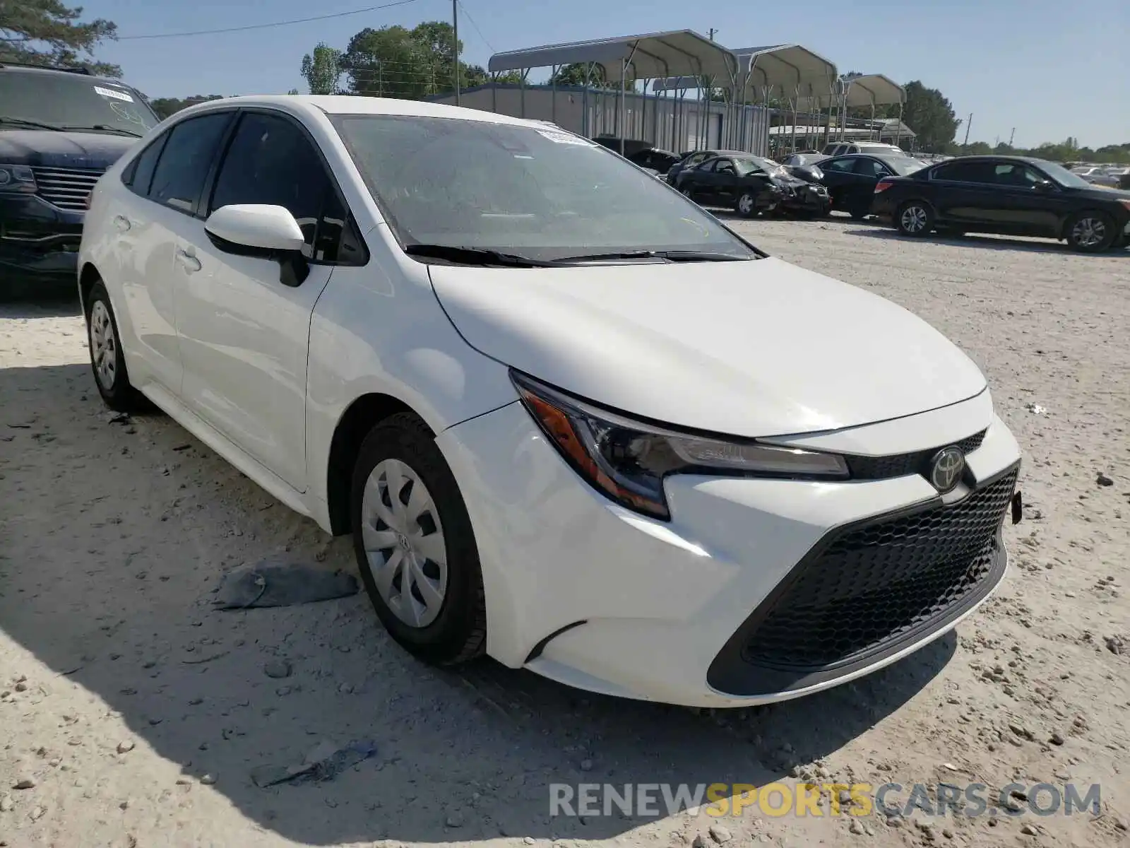 1 Photograph of a damaged car JTDDPRAE2LJ078631 TOYOTA COROLLA 2020