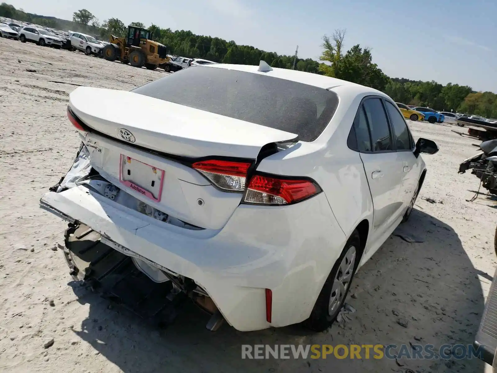 4 Photograph of a damaged car JTDDPRAE2LJ078631 TOYOTA COROLLA 2020