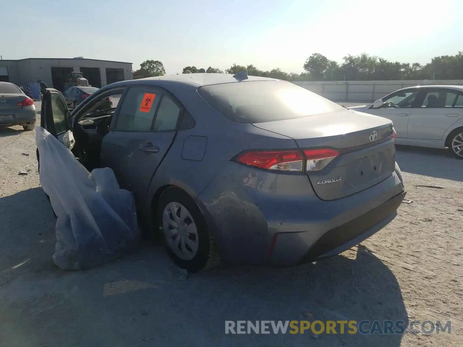 3 Photograph of a damaged car JTDDPRAE2LJ115564 TOYOTA COROLLA 2020