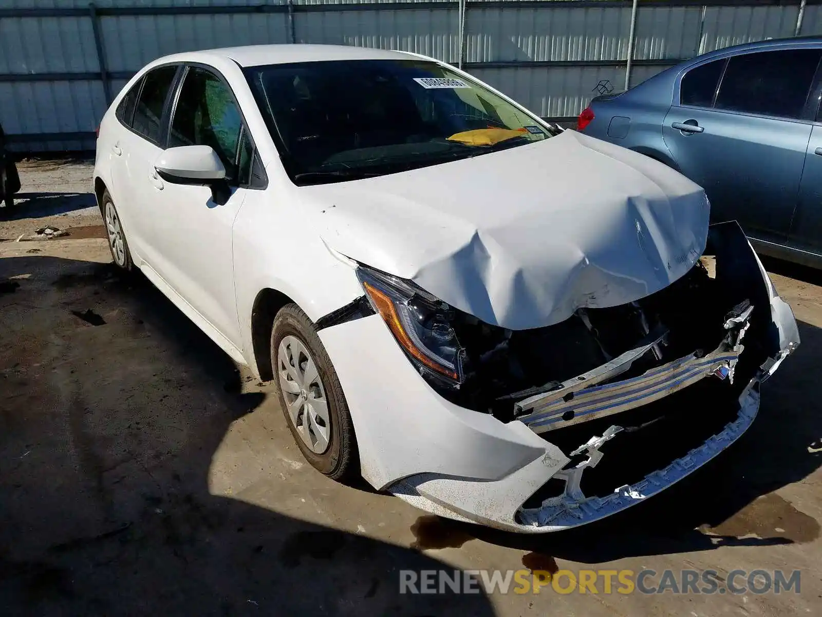 1 Photograph of a damaged car JTDDPRAE3LJ006062 TOYOTA COROLLA 2020