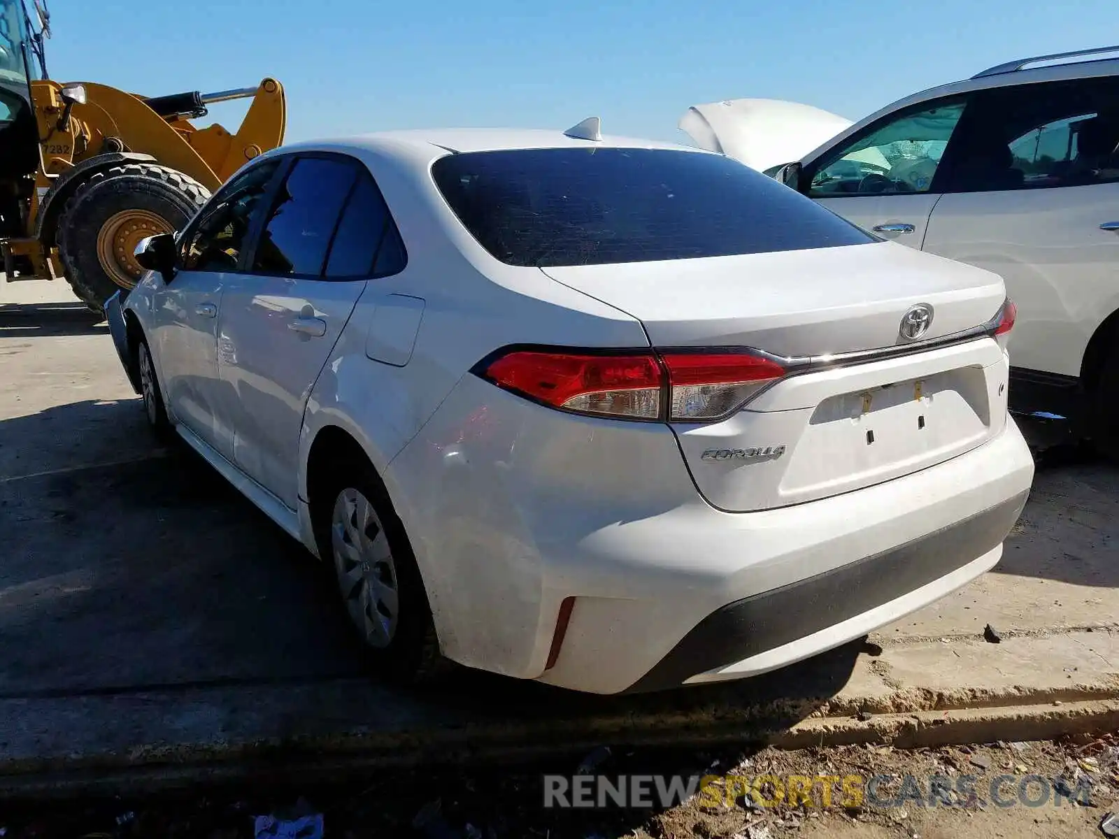 3 Photograph of a damaged car JTDDPRAE3LJ006062 TOYOTA COROLLA 2020