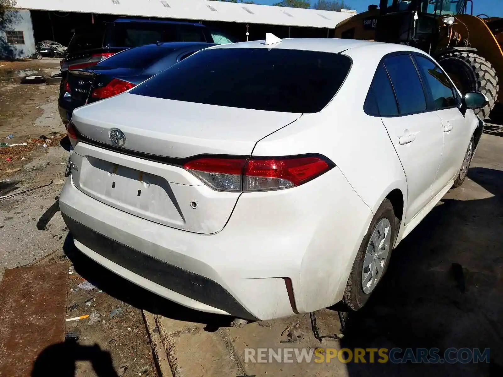 4 Photograph of a damaged car JTDDPRAE3LJ006062 TOYOTA COROLLA 2020