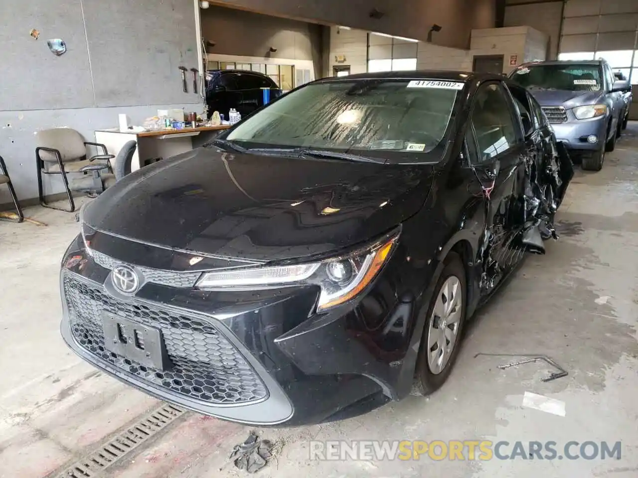 2 Photograph of a damaged car JTDDPRAE3LJ007888 TOYOTA COROLLA 2020