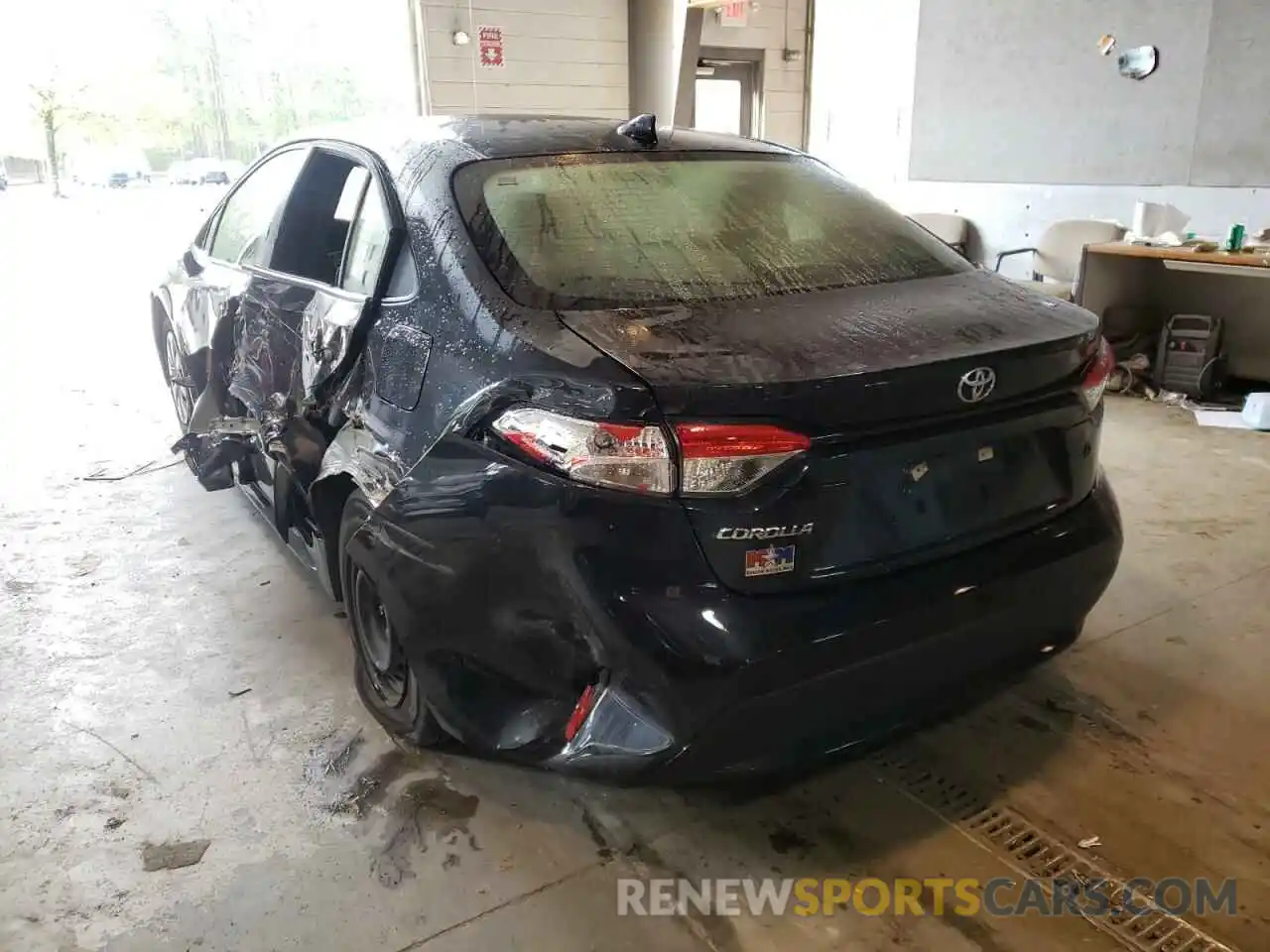 3 Photograph of a damaged car JTDDPRAE3LJ007888 TOYOTA COROLLA 2020