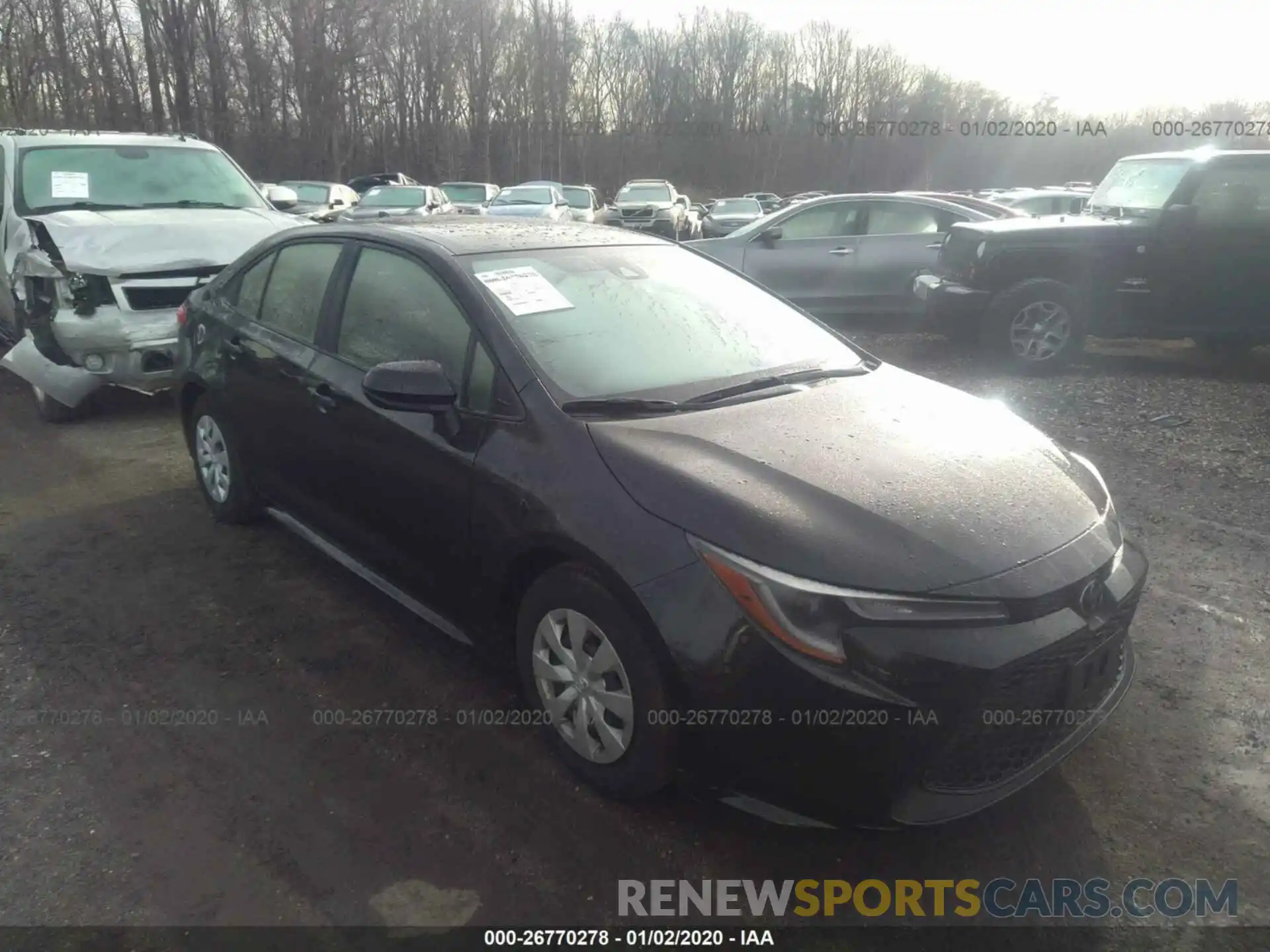 1 Photograph of a damaged car JTDDPRAE3LJ009009 TOYOTA COROLLA 2020