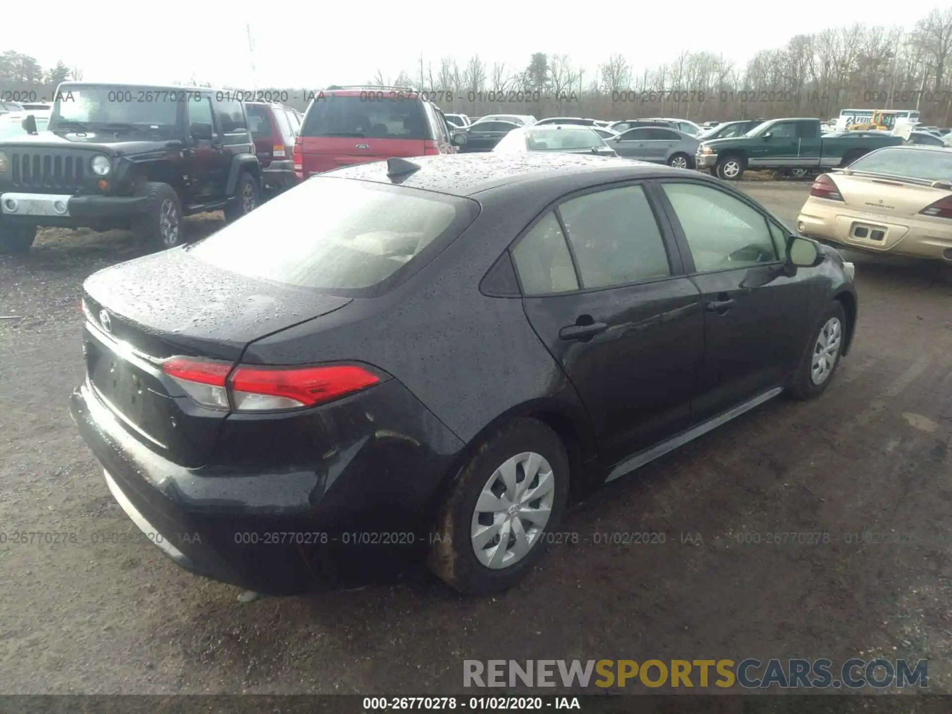 4 Photograph of a damaged car JTDDPRAE3LJ009009 TOYOTA COROLLA 2020