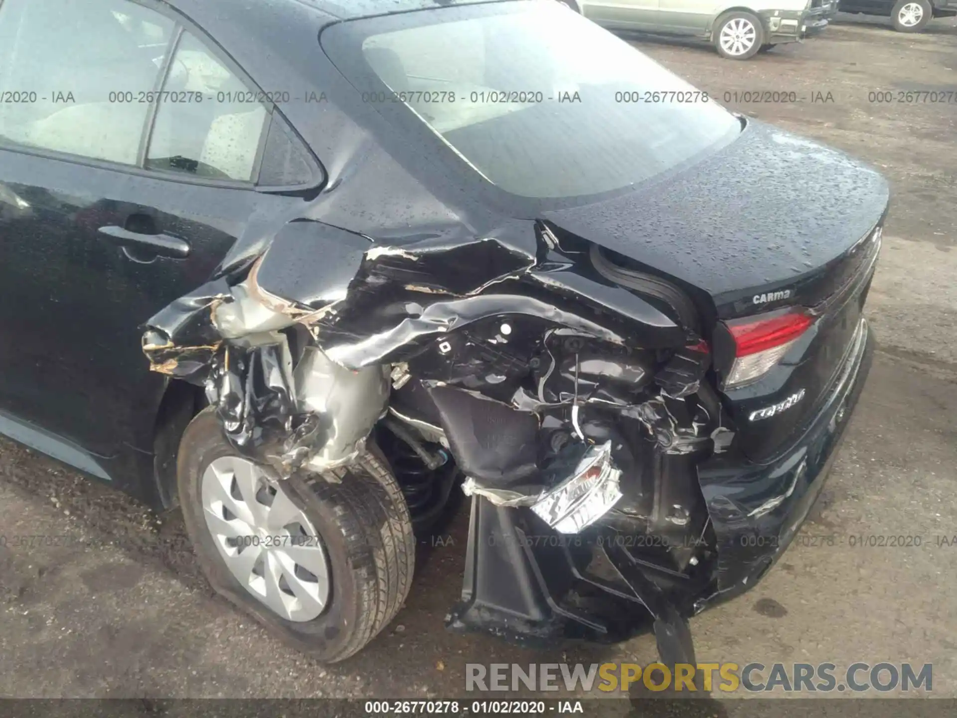 6 Photograph of a damaged car JTDDPRAE3LJ009009 TOYOTA COROLLA 2020