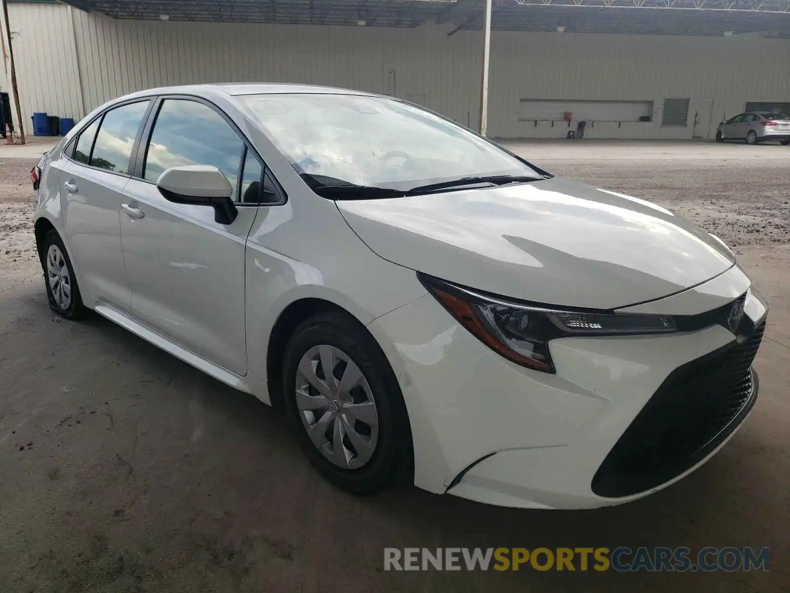 1 Photograph of a damaged car JTDDPRAE3LJ017255 TOYOTA COROLLA 2020