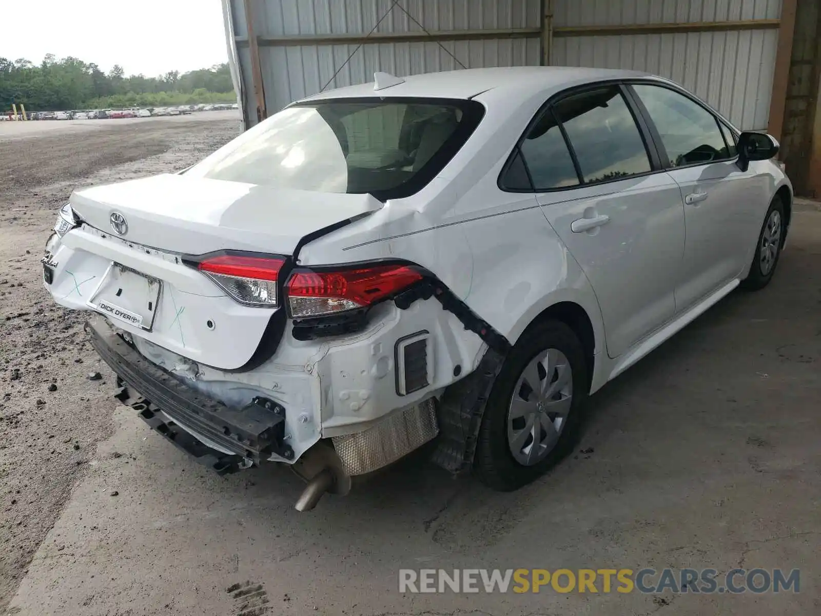 4 Photograph of a damaged car JTDDPRAE3LJ017255 TOYOTA COROLLA 2020