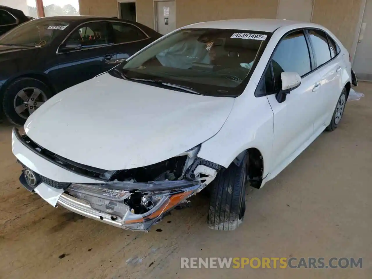 2 Photograph of a damaged car JTDDPRAE3LJ029664 TOYOTA COROLLA 2020