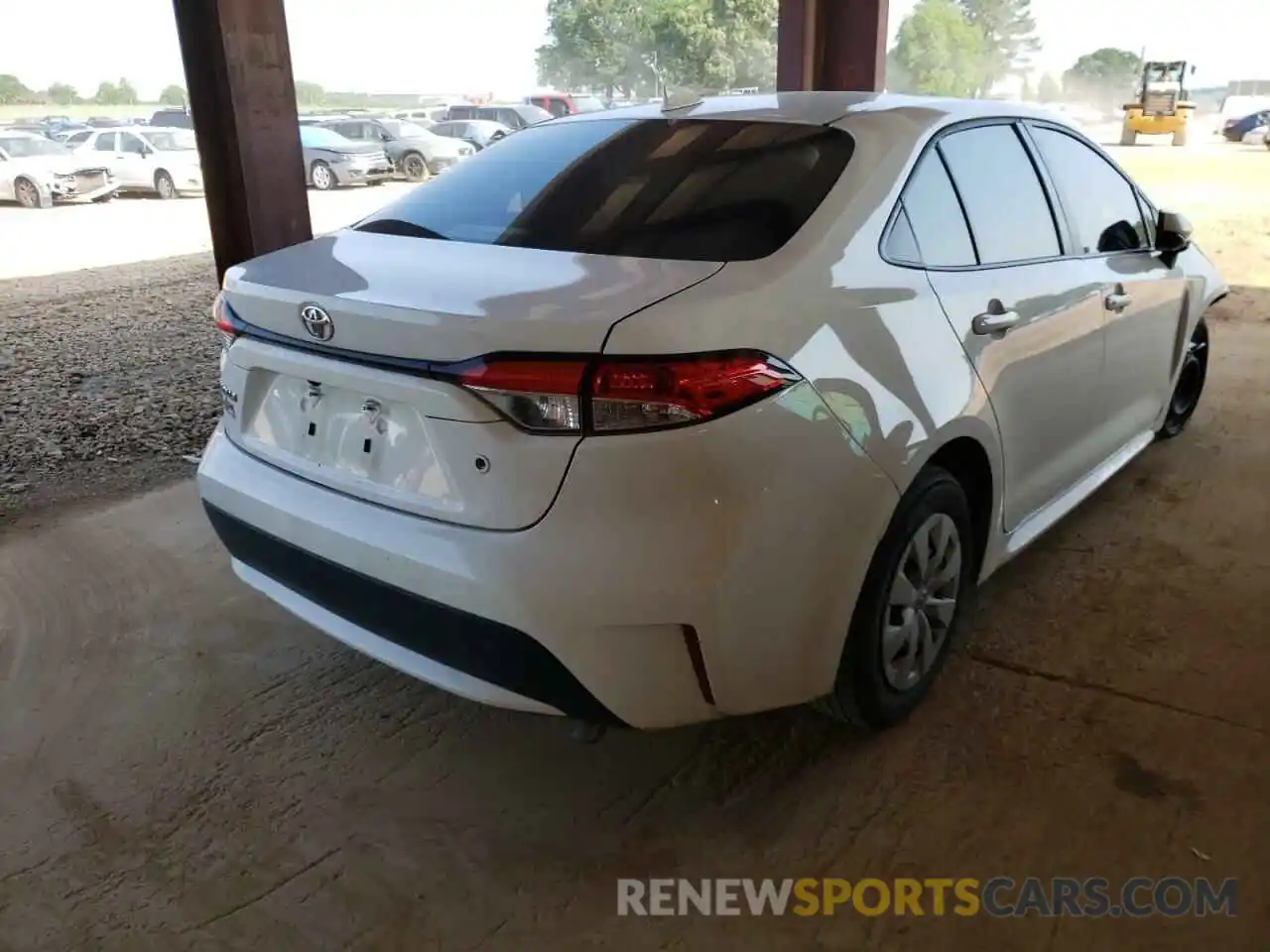 4 Photograph of a damaged car JTDDPRAE3LJ029664 TOYOTA COROLLA 2020