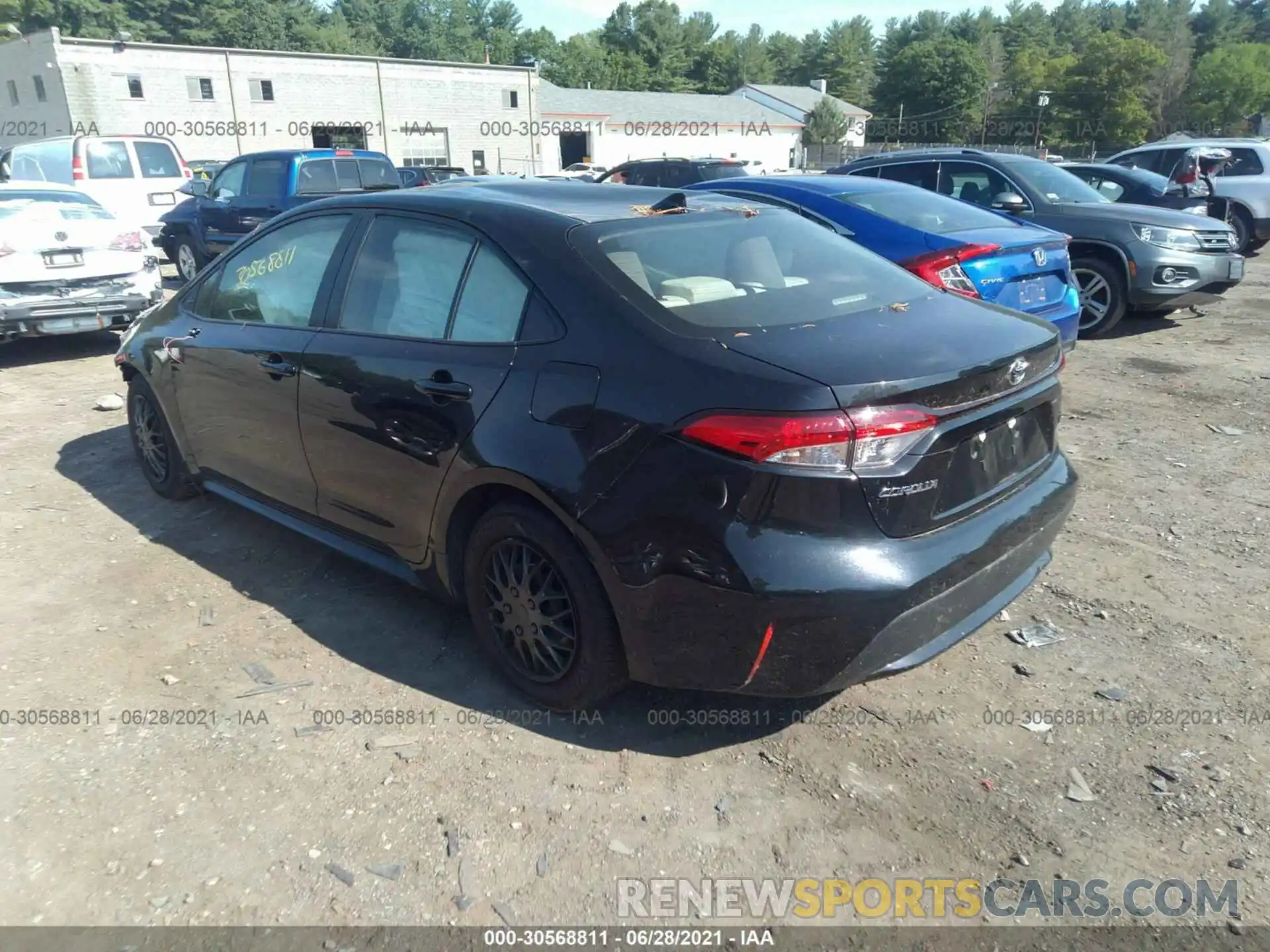 3 Photograph of a damaged car JTDDPRAE3LJ035092 TOYOTA COROLLA 2020