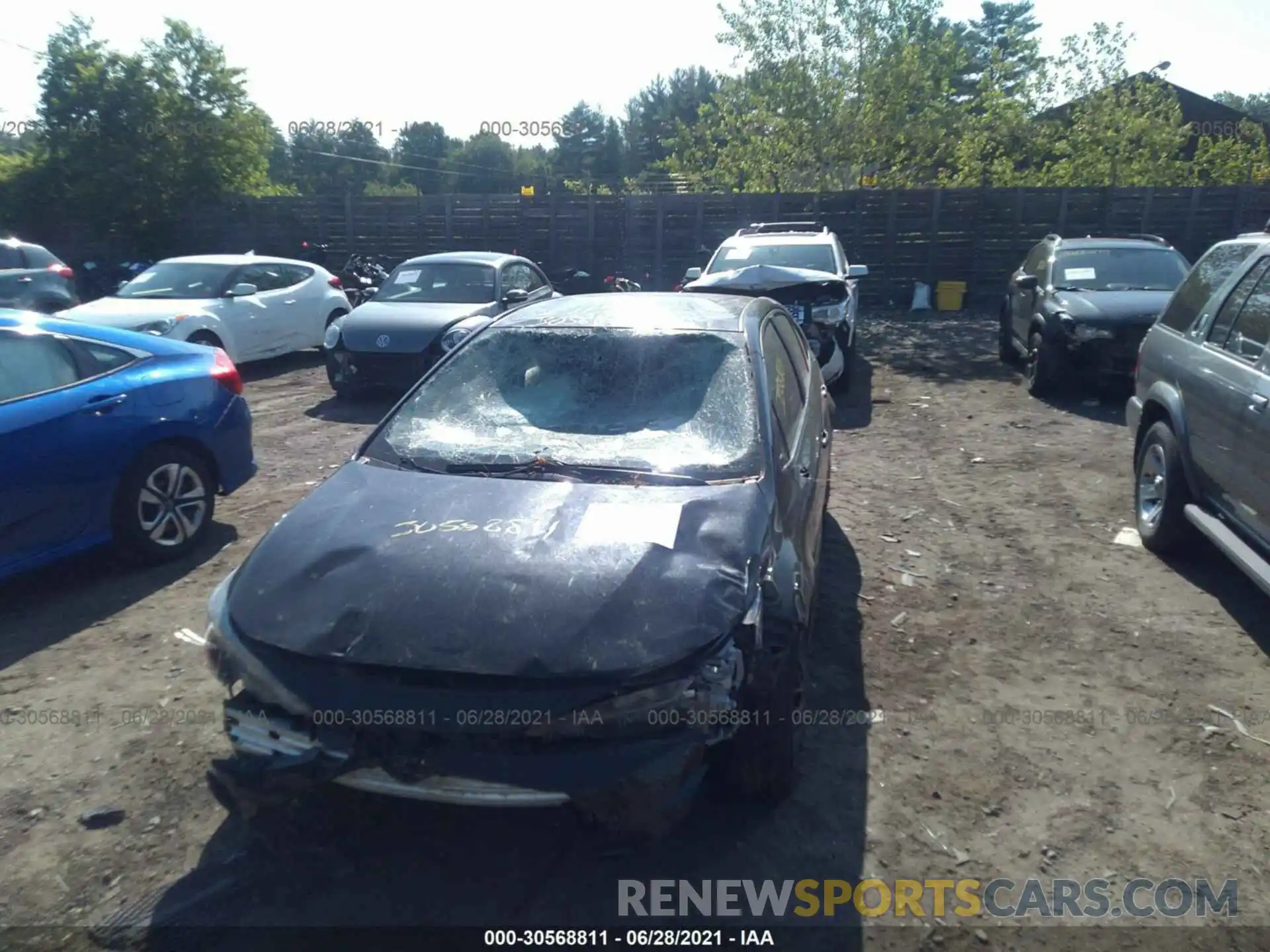 6 Photograph of a damaged car JTDDPRAE3LJ035092 TOYOTA COROLLA 2020