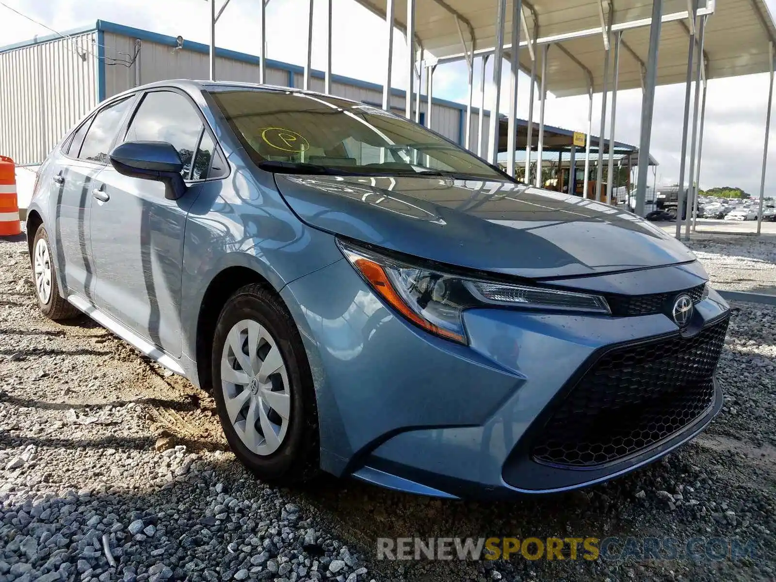 1 Photograph of a damaged car JTDDPRAE3LJ055889 TOYOTA COROLLA 2020