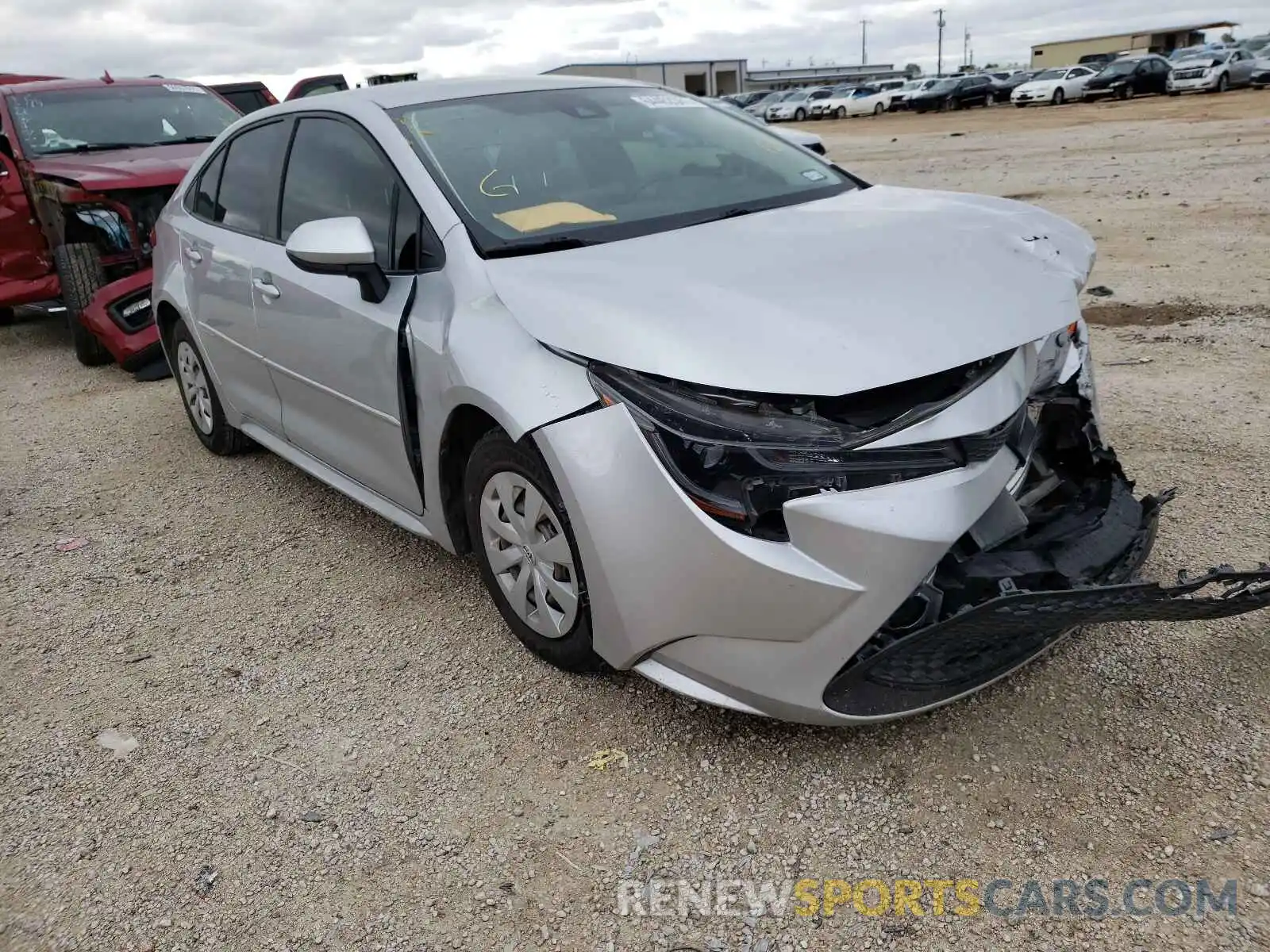 1 Photograph of a damaged car JTDDPRAE3LJ059831 TOYOTA COROLLA 2020