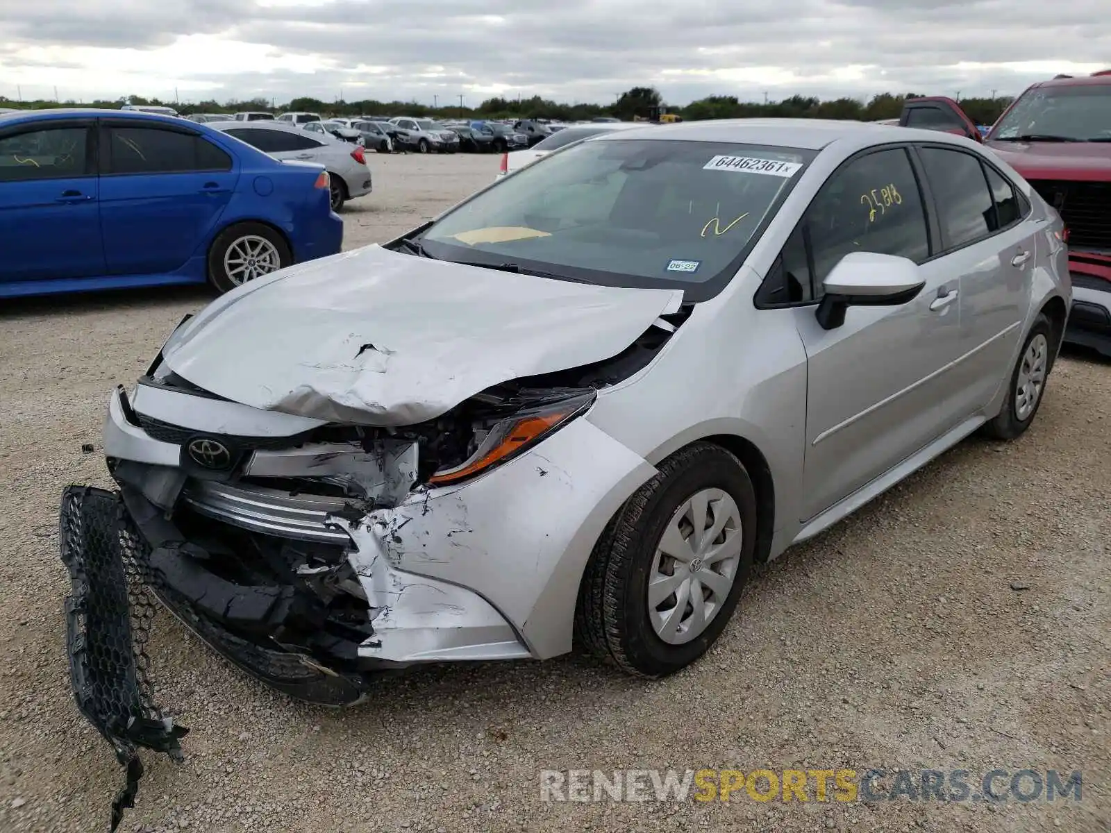 2 Photograph of a damaged car JTDDPRAE3LJ059831 TOYOTA COROLLA 2020