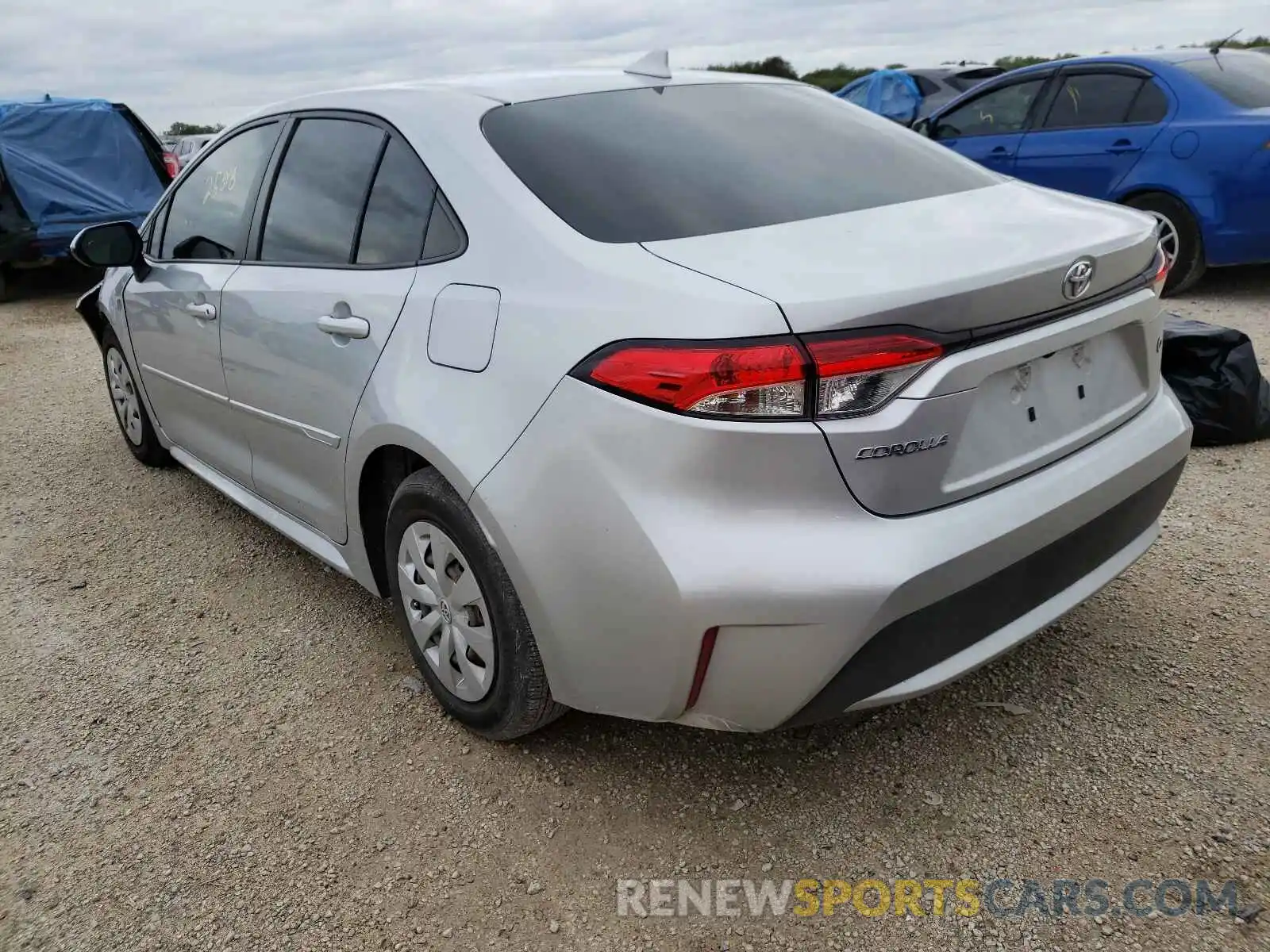 3 Photograph of a damaged car JTDDPRAE3LJ059831 TOYOTA COROLLA 2020