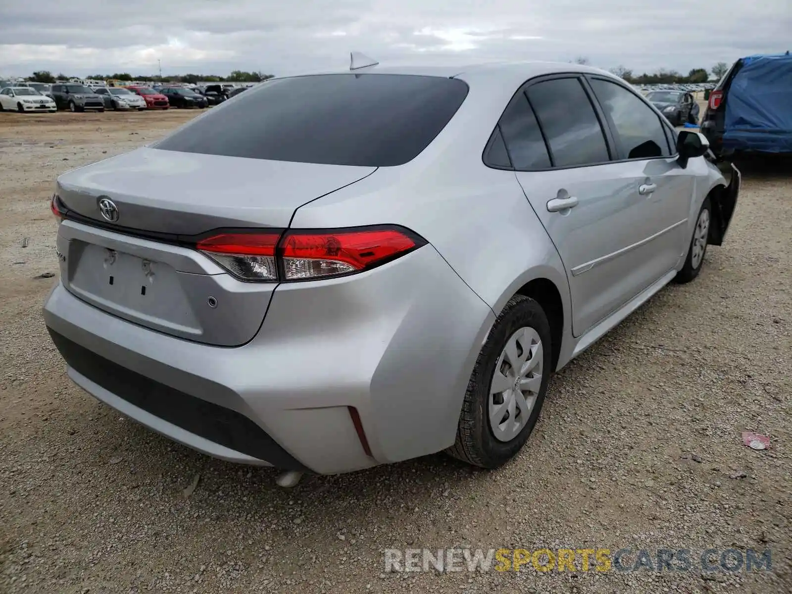 4 Photograph of a damaged car JTDDPRAE3LJ059831 TOYOTA COROLLA 2020