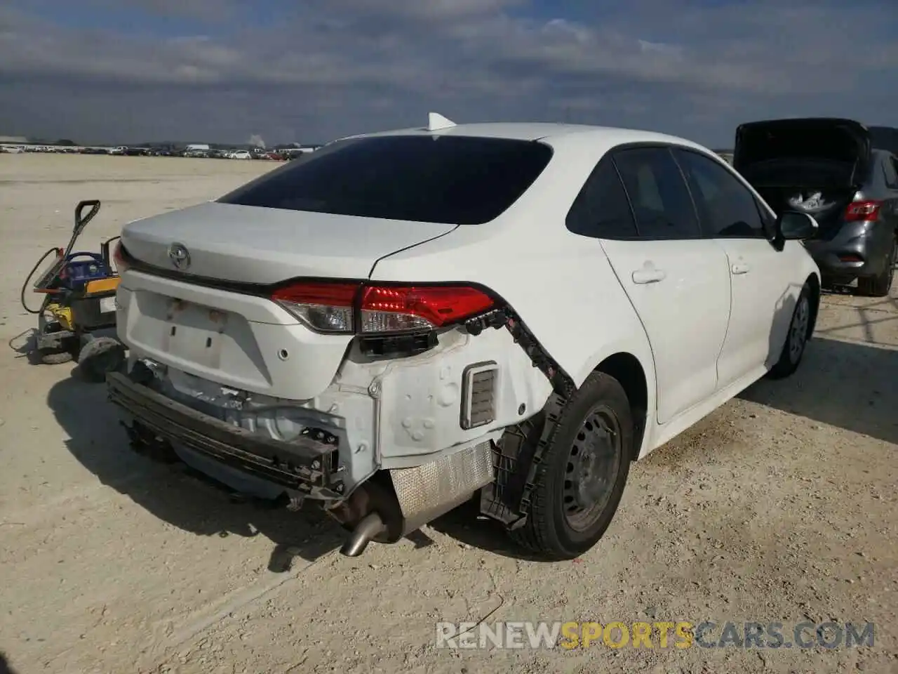 4 Photograph of a damaged car JTDDPRAE3LJ060980 TOYOTA COROLLA 2020