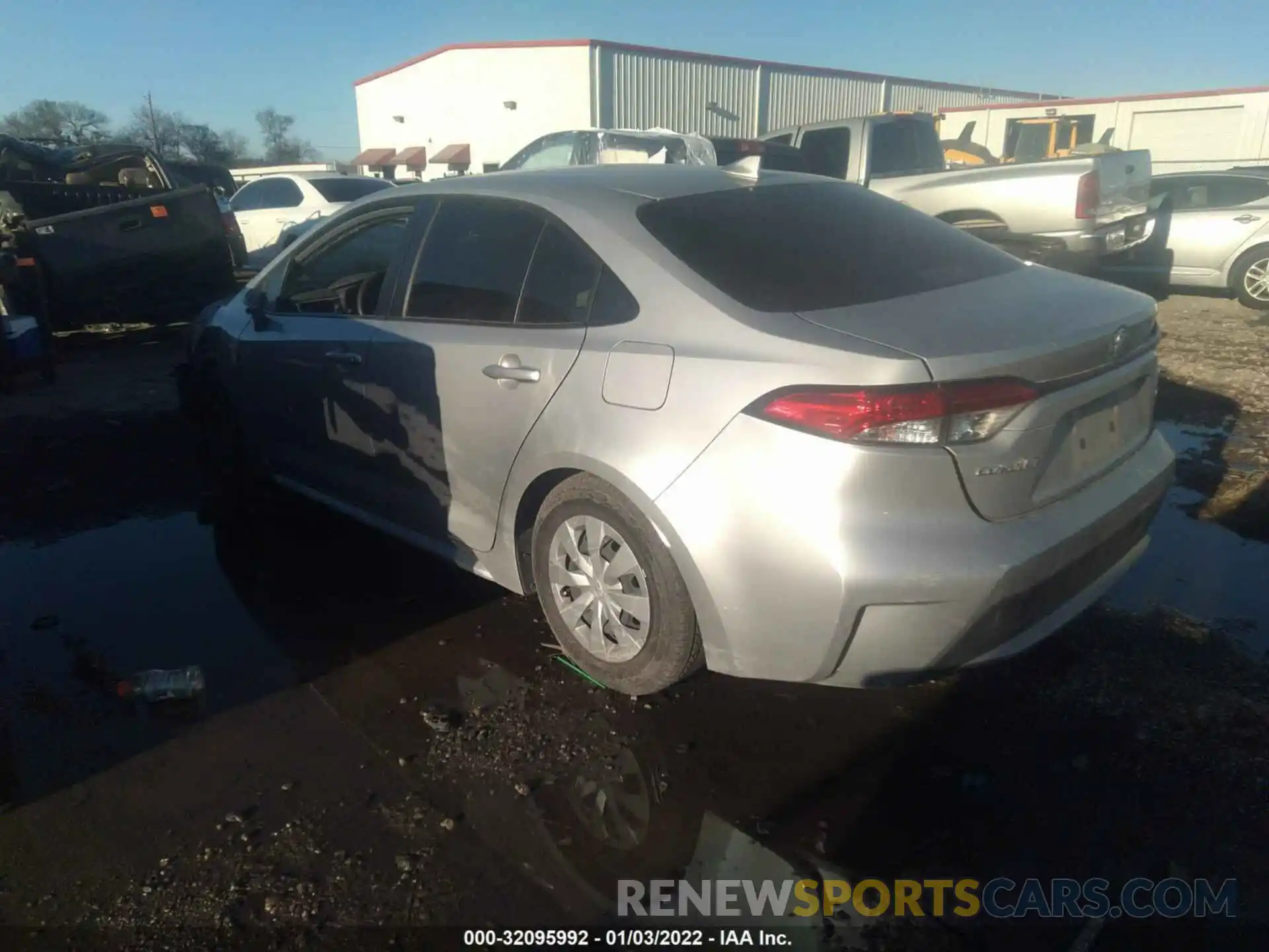 3 Photograph of a damaged car JTDDPRAE3LJ067315 TOYOTA COROLLA 2020