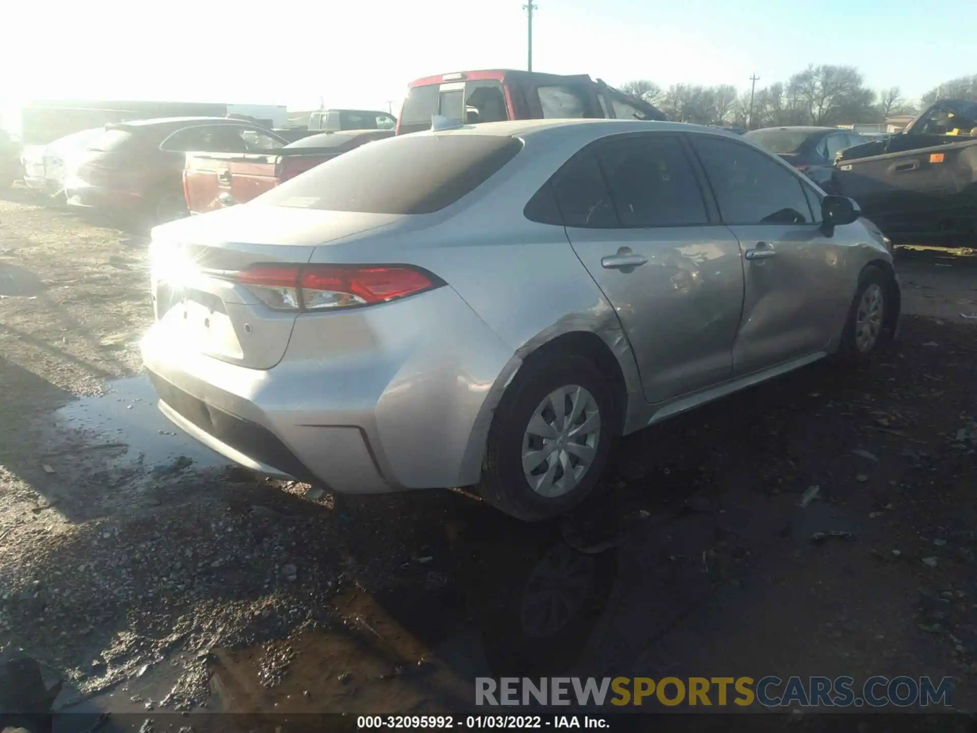 4 Photograph of a damaged car JTDDPRAE3LJ067315 TOYOTA COROLLA 2020