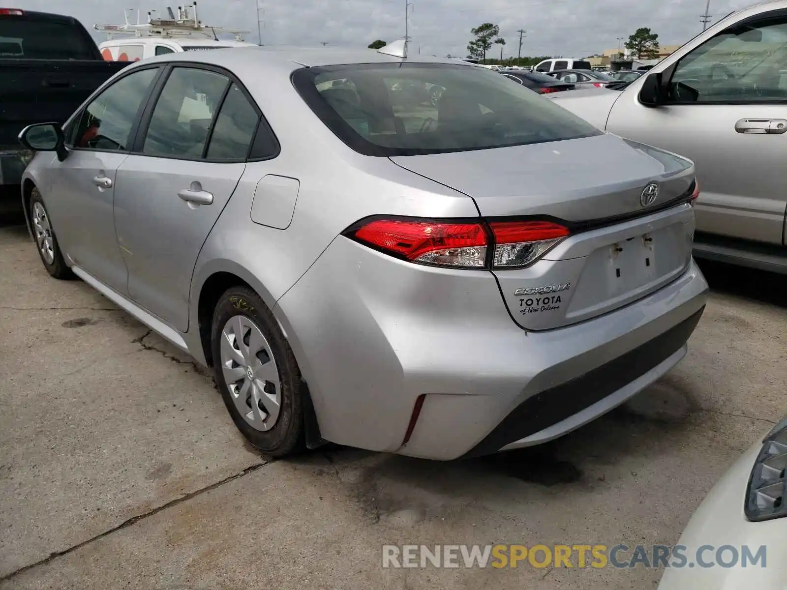 3 Photograph of a damaged car JTDDPRAE3LJ070540 TOYOTA COROLLA 2020