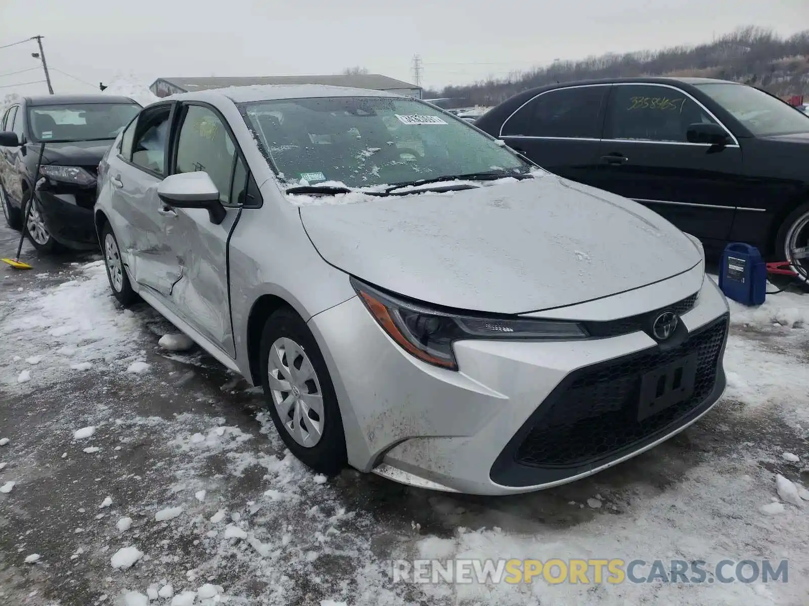 1 Photograph of a damaged car JTDDPRAE3LJ070943 TOYOTA COROLLA 2020