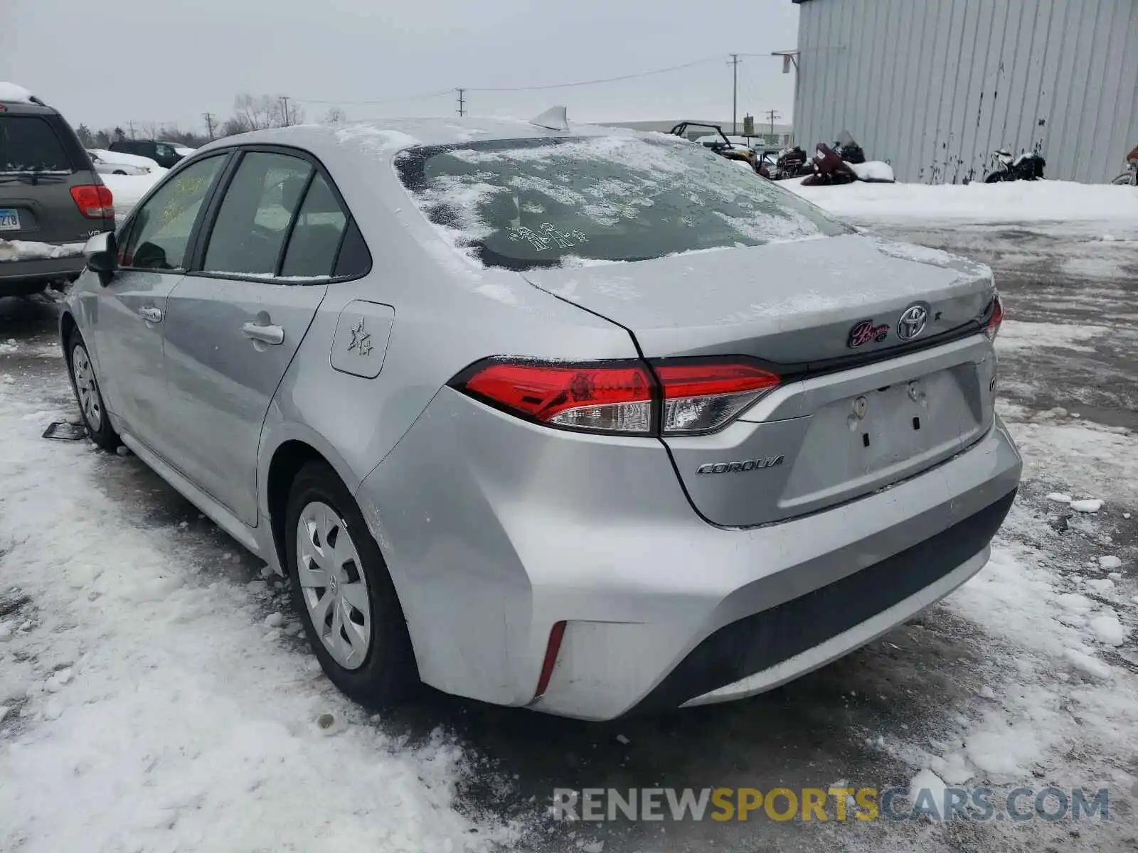 3 Photograph of a damaged car JTDDPRAE3LJ070943 TOYOTA COROLLA 2020