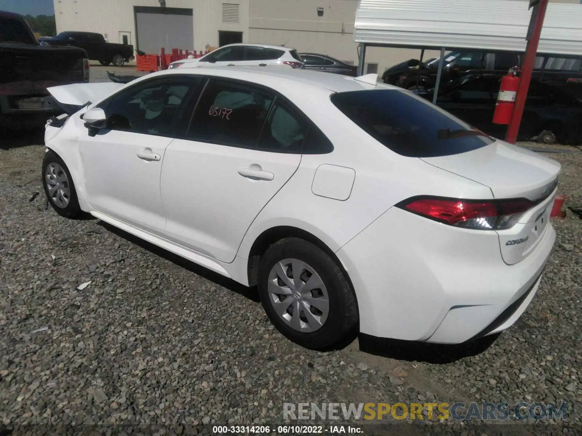 3 Photograph of a damaged car JTDDPRAE3LJ078816 TOYOTA COROLLA 2020